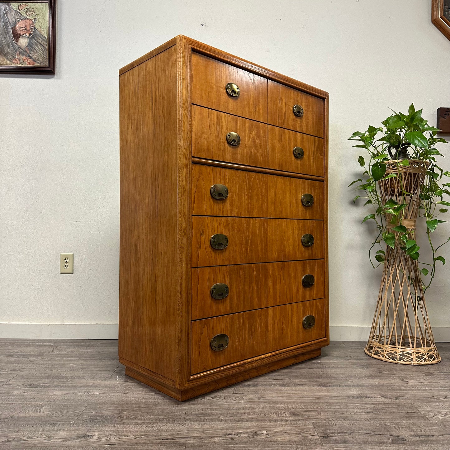 Vintage 6 Drawer Chest, By Stanley