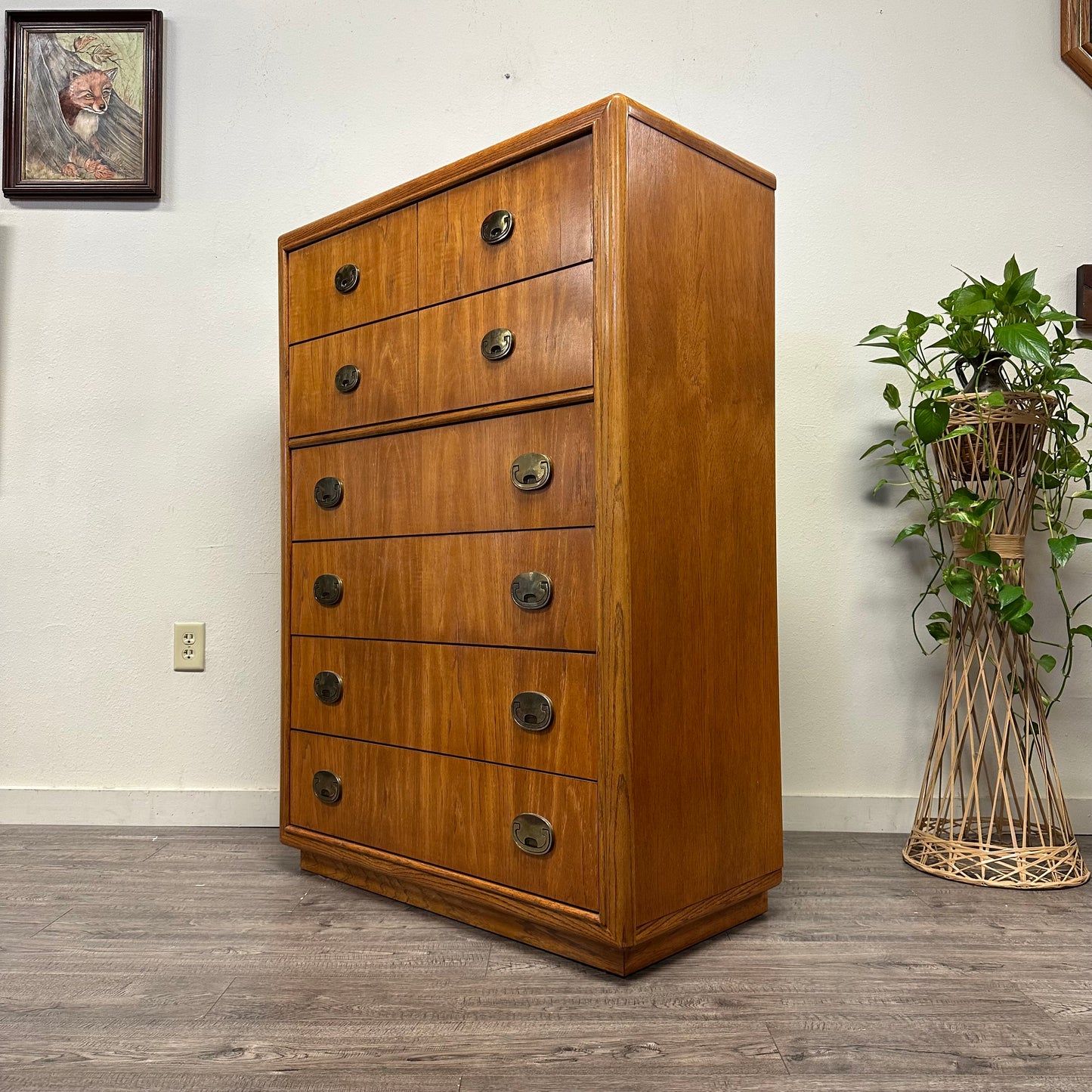 Vintage 6 Drawer Chest, By Stanley