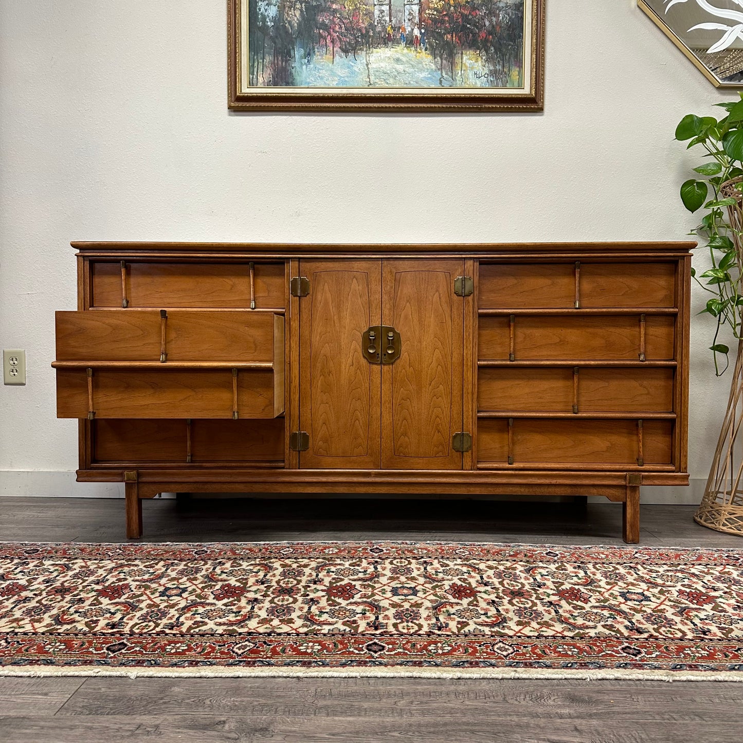 Mid Century 10 Drawer Dresser