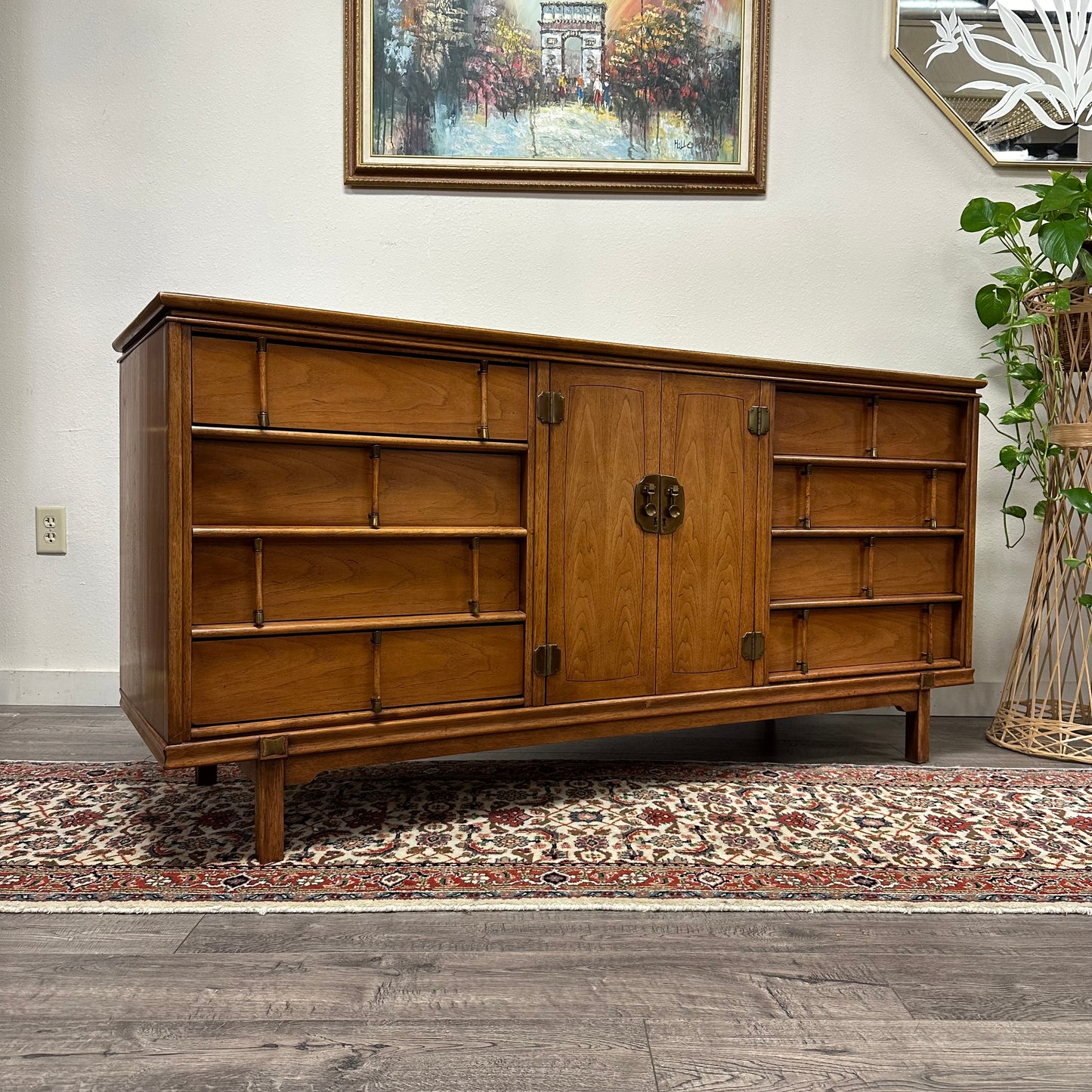 Mid Century 10 Drawer Dresser