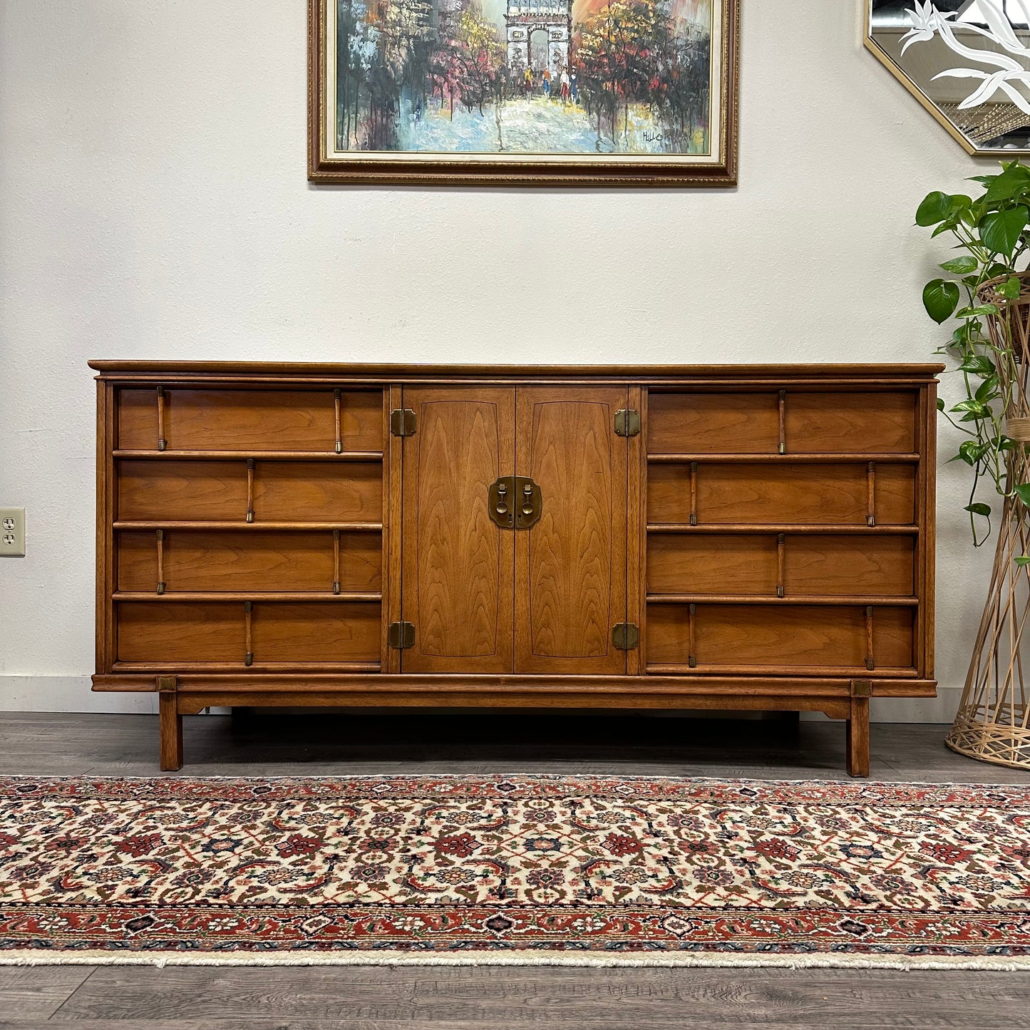 Mid Century 10 Drawer Dresser