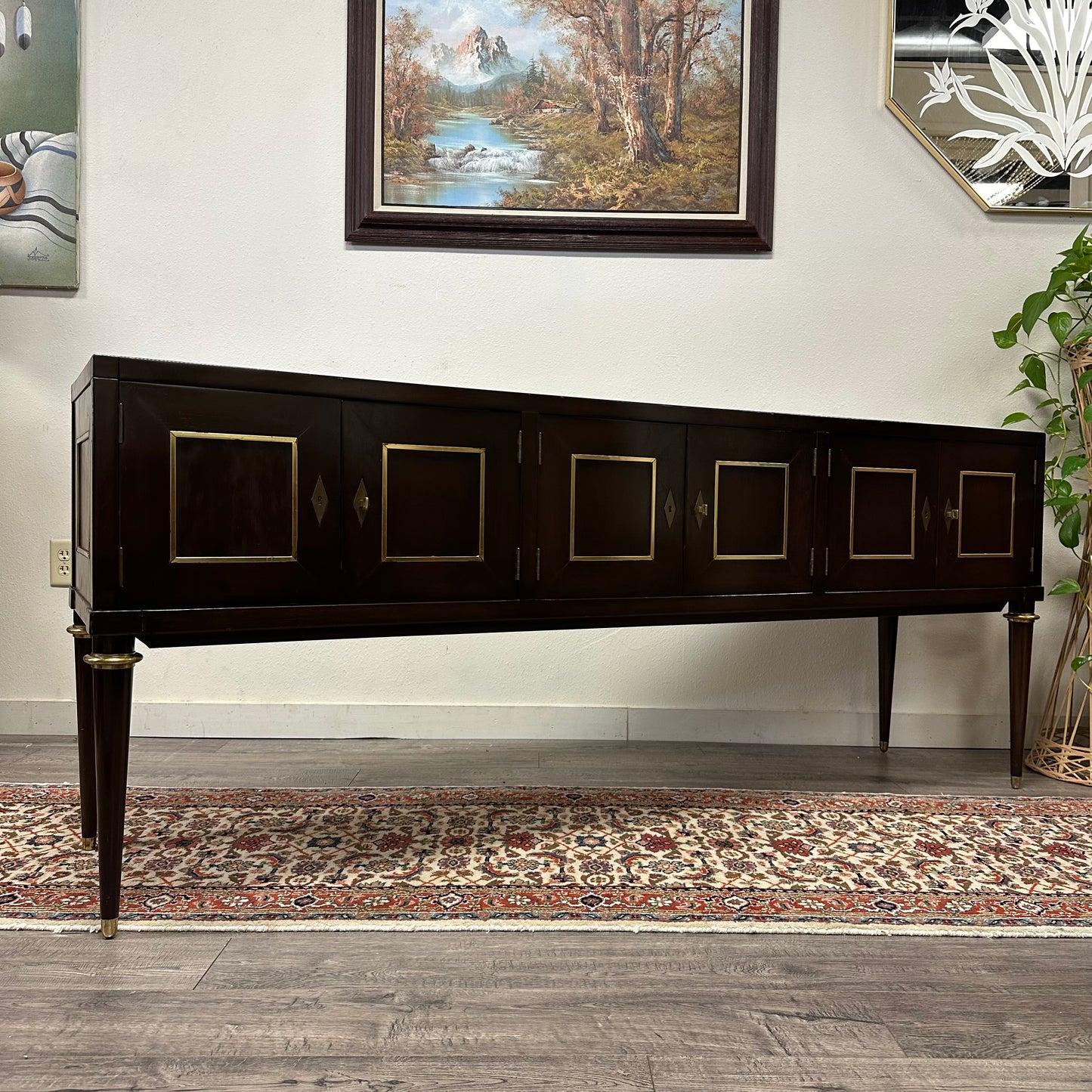 Long Vintage Credenza