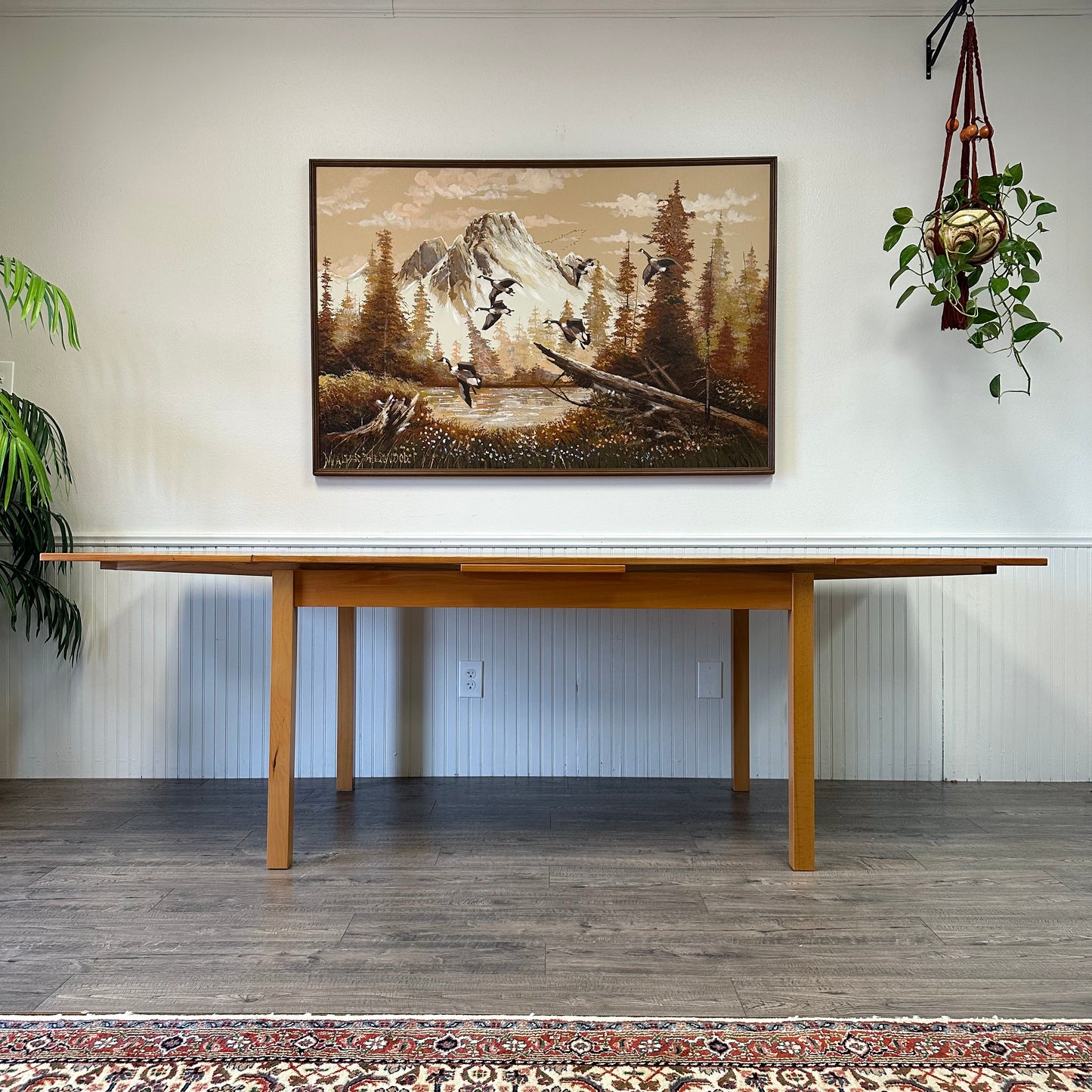 Danish Slide Leaf Dining Table By Gangsø Møbler