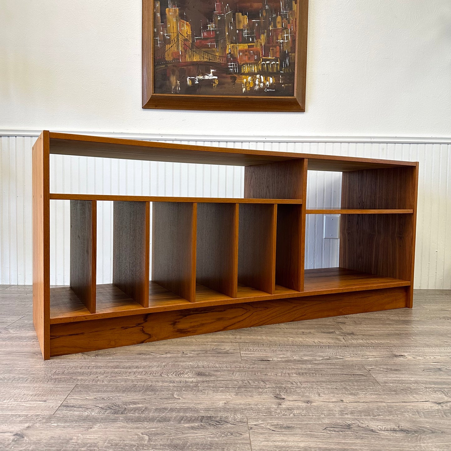 Mid Century Danish Teak Record/Media Cabinet