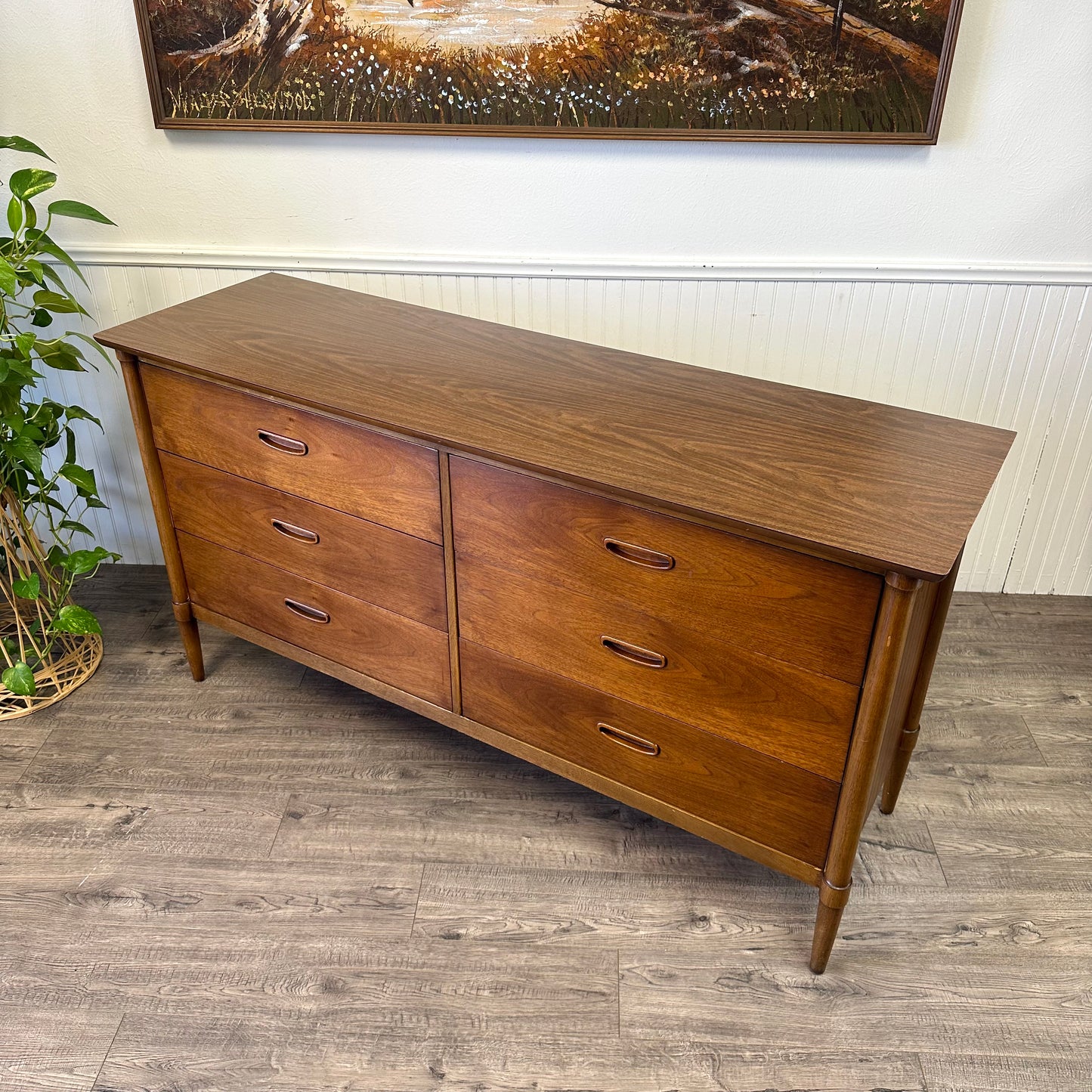 Mid Century 6 Drawer Dresser By Lane