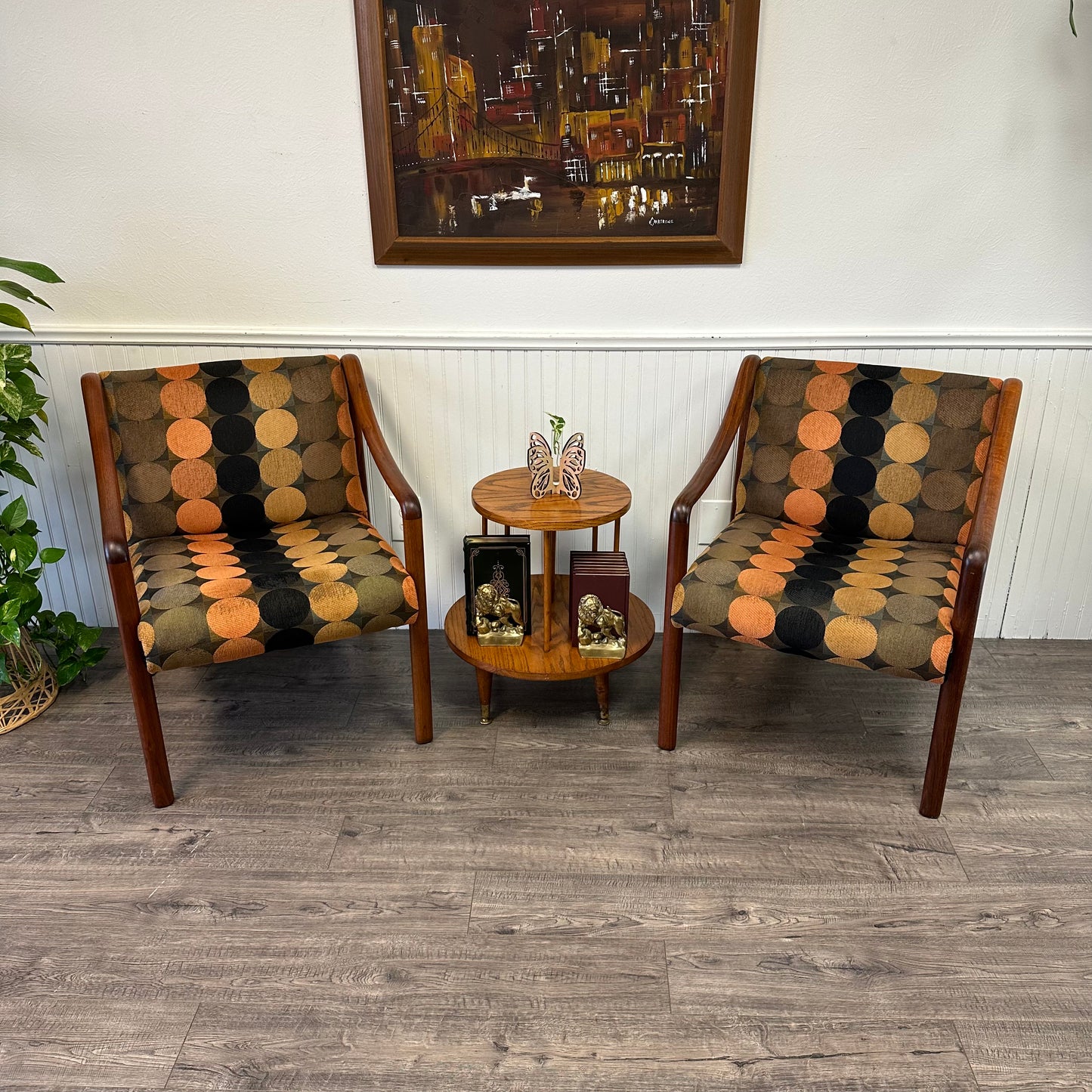 Pair Of Mid Century Gunlocke Chairs