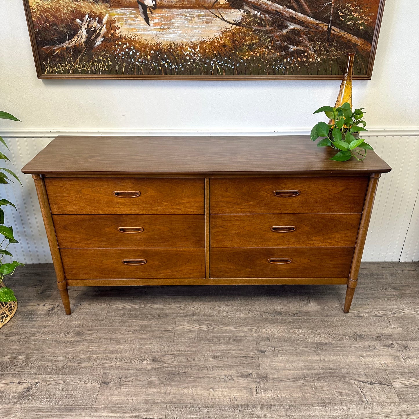 Mid Century 6 Drawer Dresser By Lane