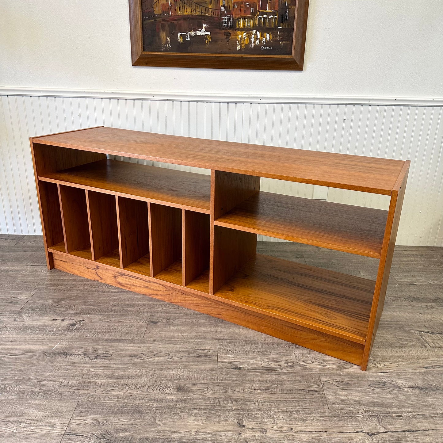 Mid Century Danish Teak Record/Media Cabinet