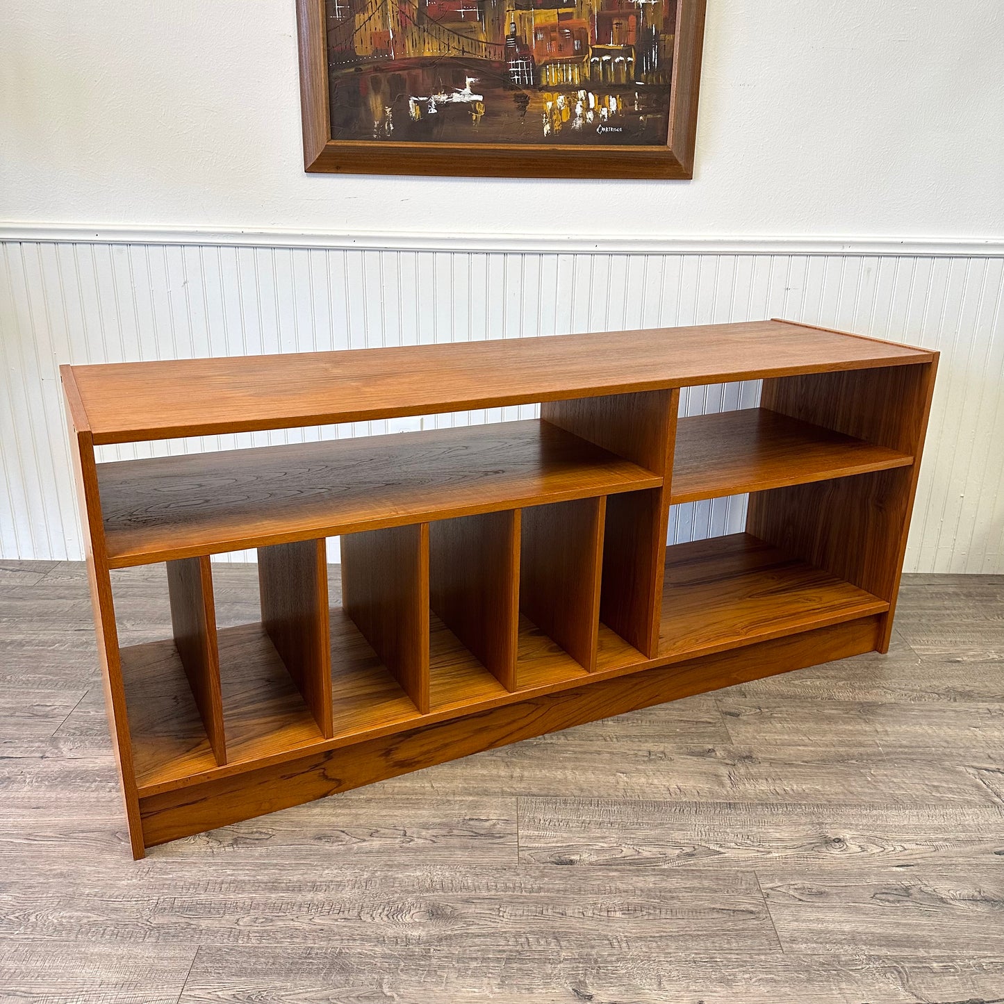 Mid Century Danish Teak Record/Media Cabinet