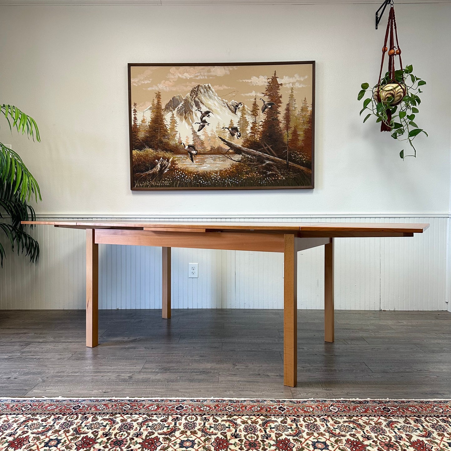 Danish Slide Leaf Dining Table By Gangsø Møbler