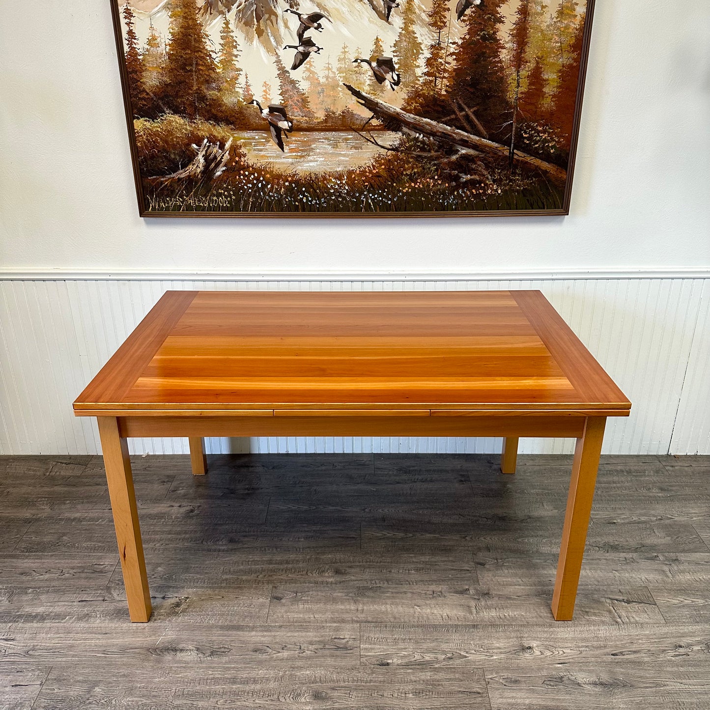 Danish Slide Leaf Dining Table By Gangsø Møbler