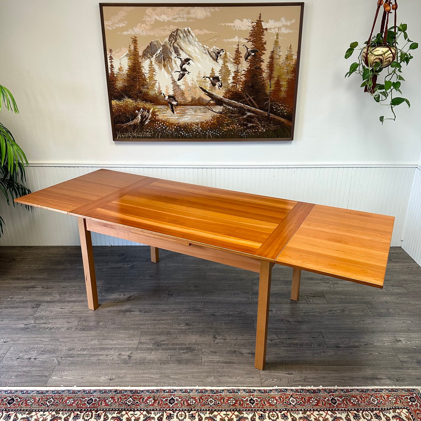 Danish Slide Leaf Dining Table By Gangsø Møbler