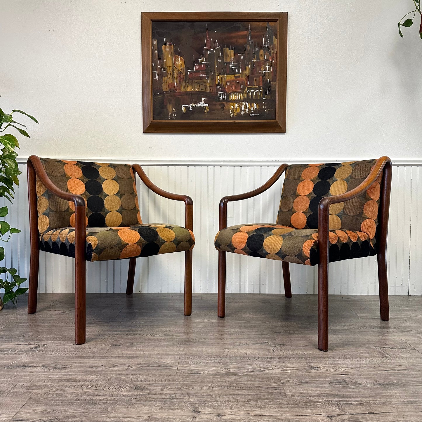 Pair Of Mid Century Gunlocke Chairs