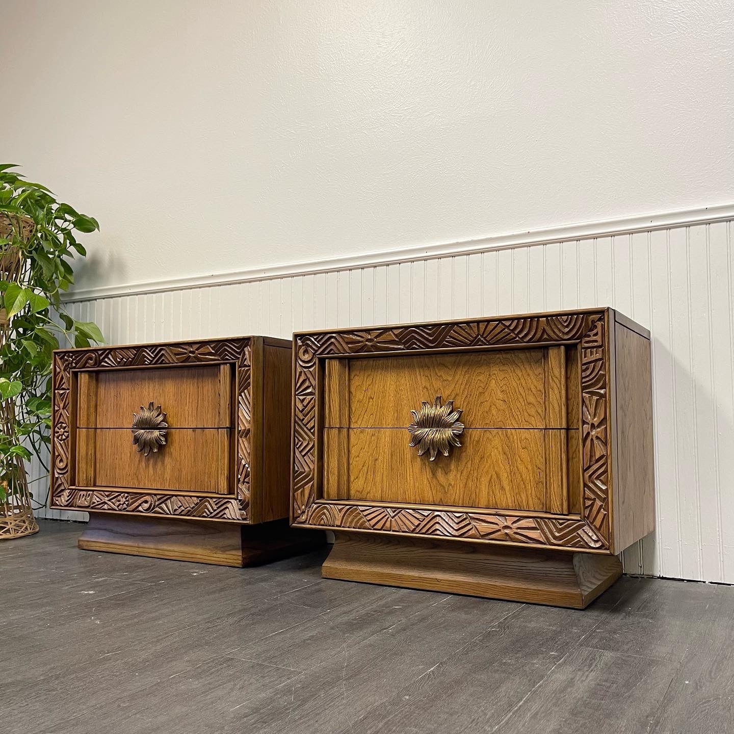 Pair Of Mid Century Nightstands