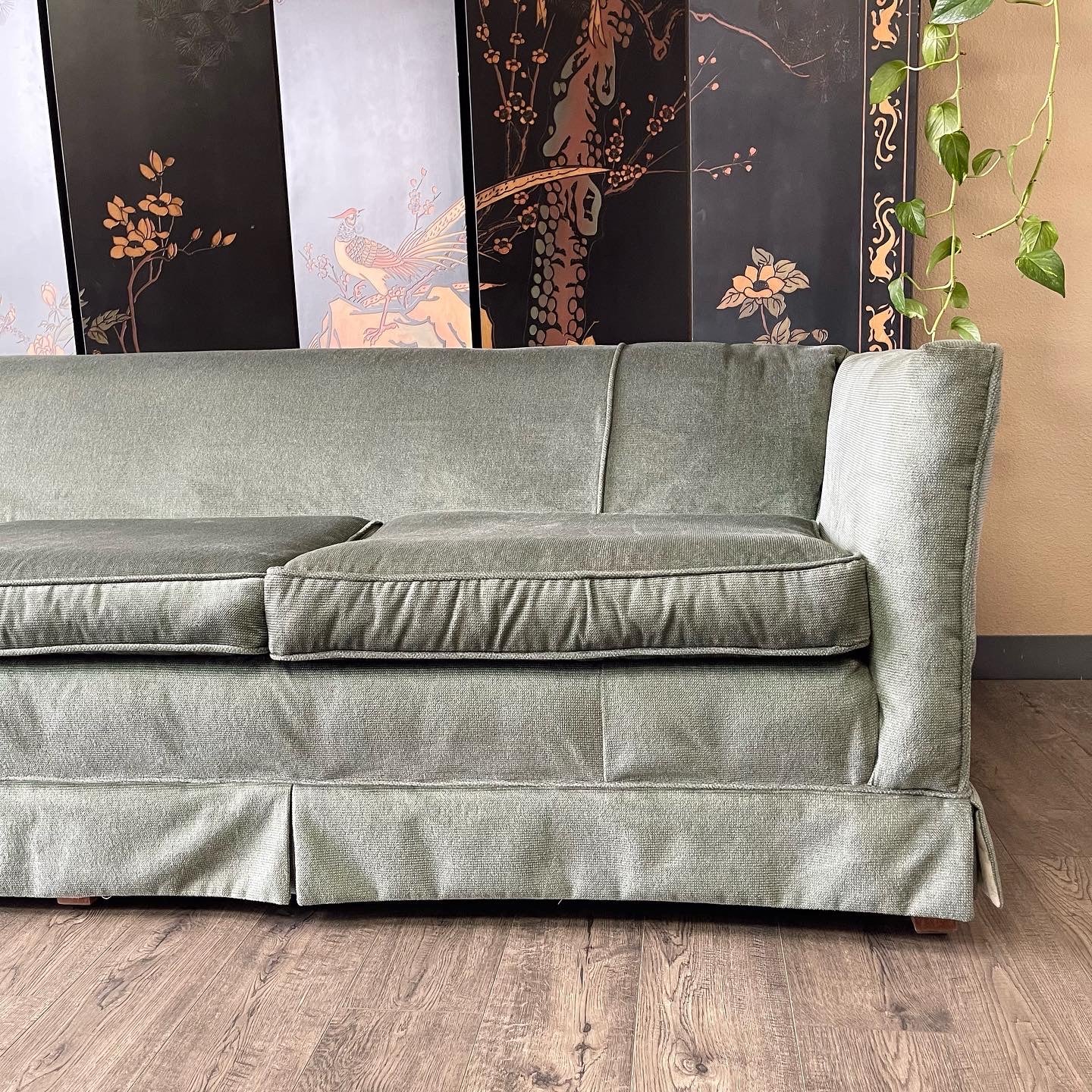 Vintage Sage Long Sofa