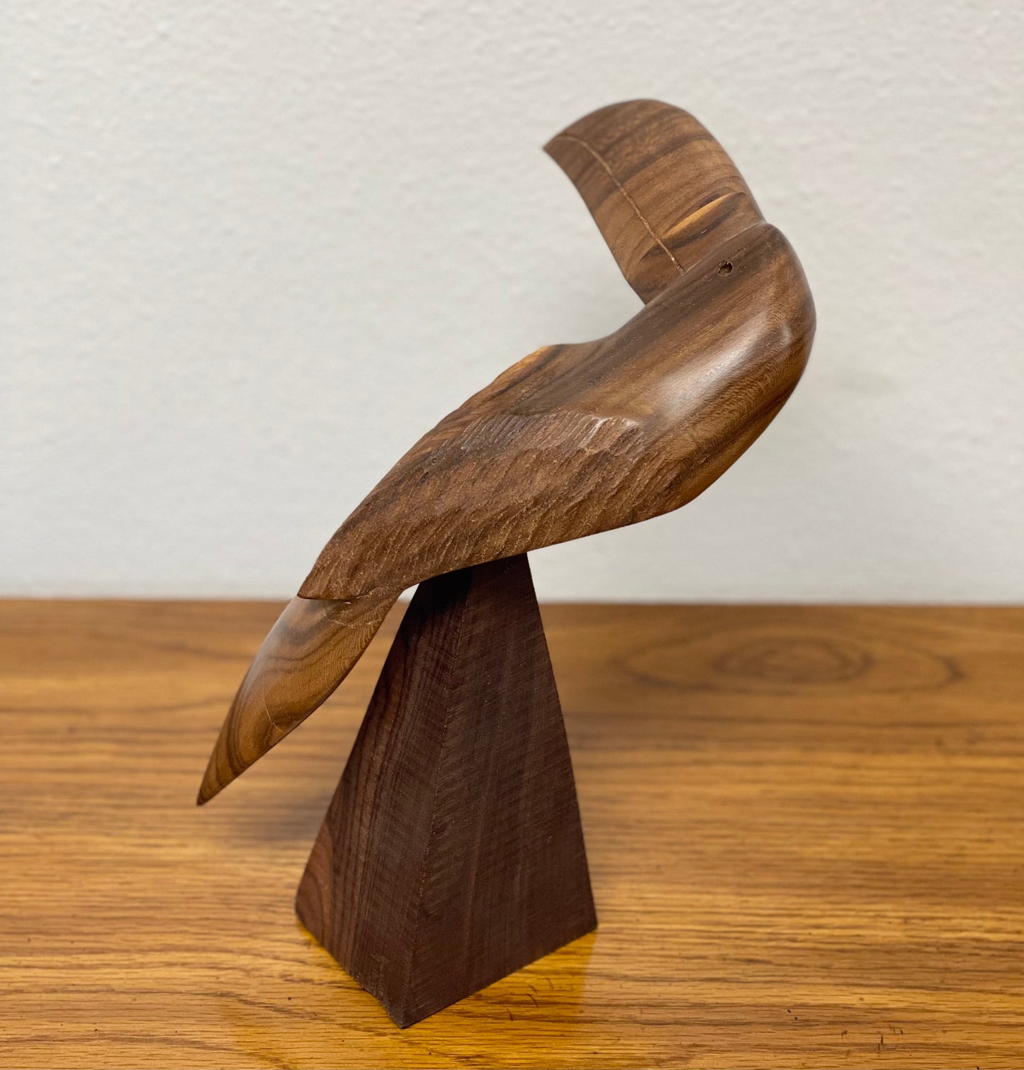 Hand Carved Wood Toucan Bird