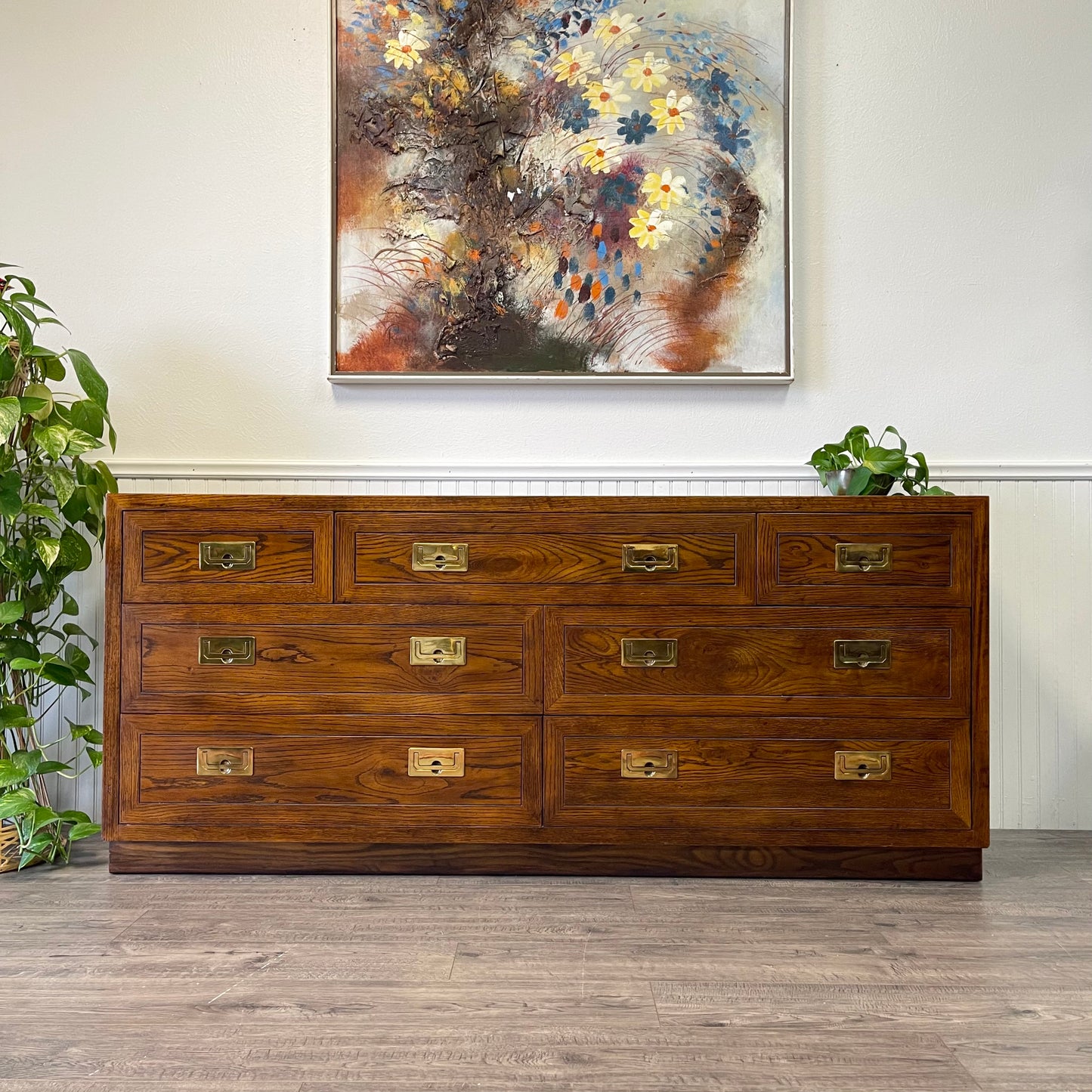 Vintage 7 Drawer Dresser By Henredon