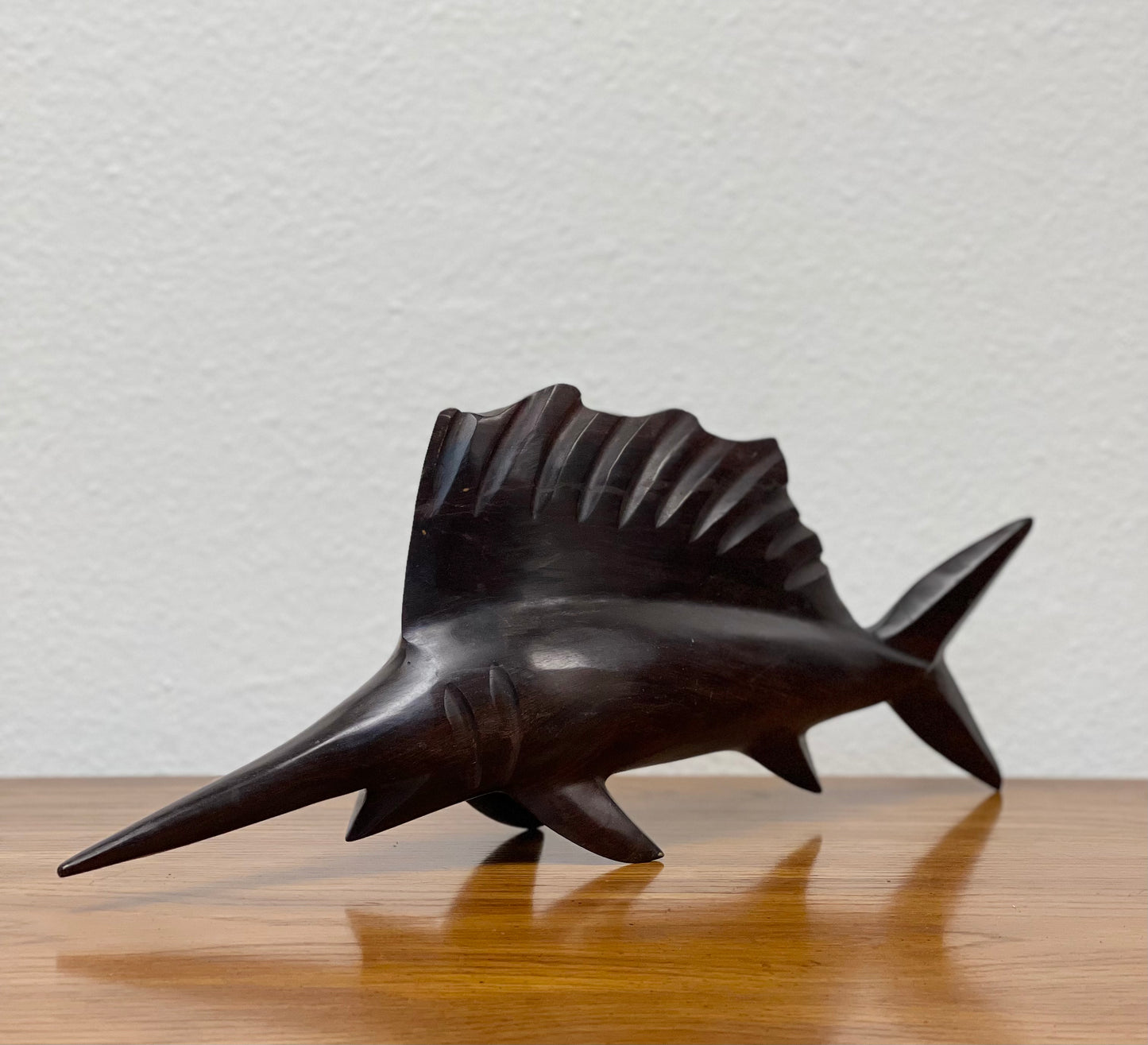 Carved Solid Wood Sailfish