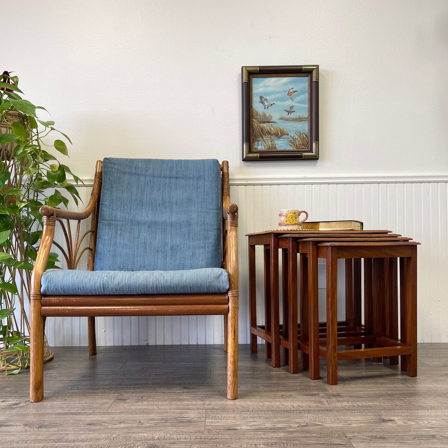 Vintage Teak Nesting Tables