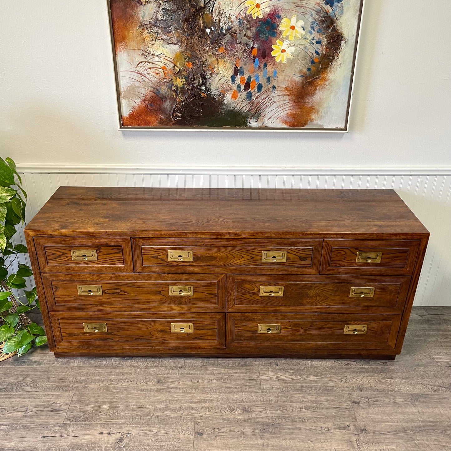 Vintage 7 Drawer Dresser By Henredon