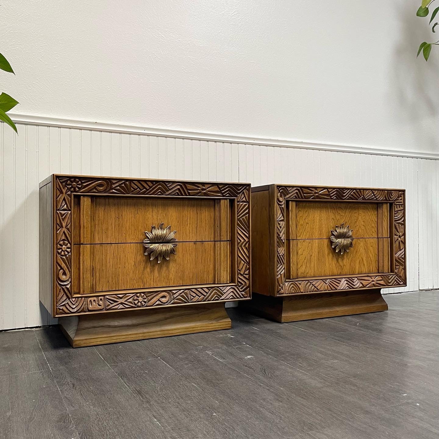 Pair Of Mid Century Nightstands