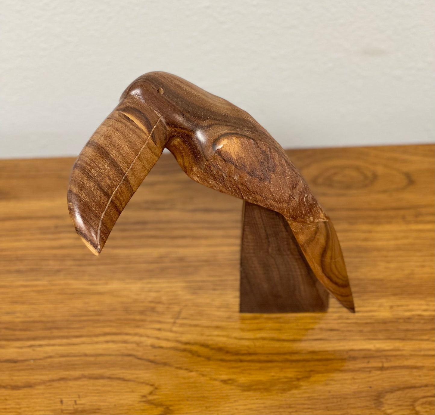 Hand Carved Wood Toucan Bird