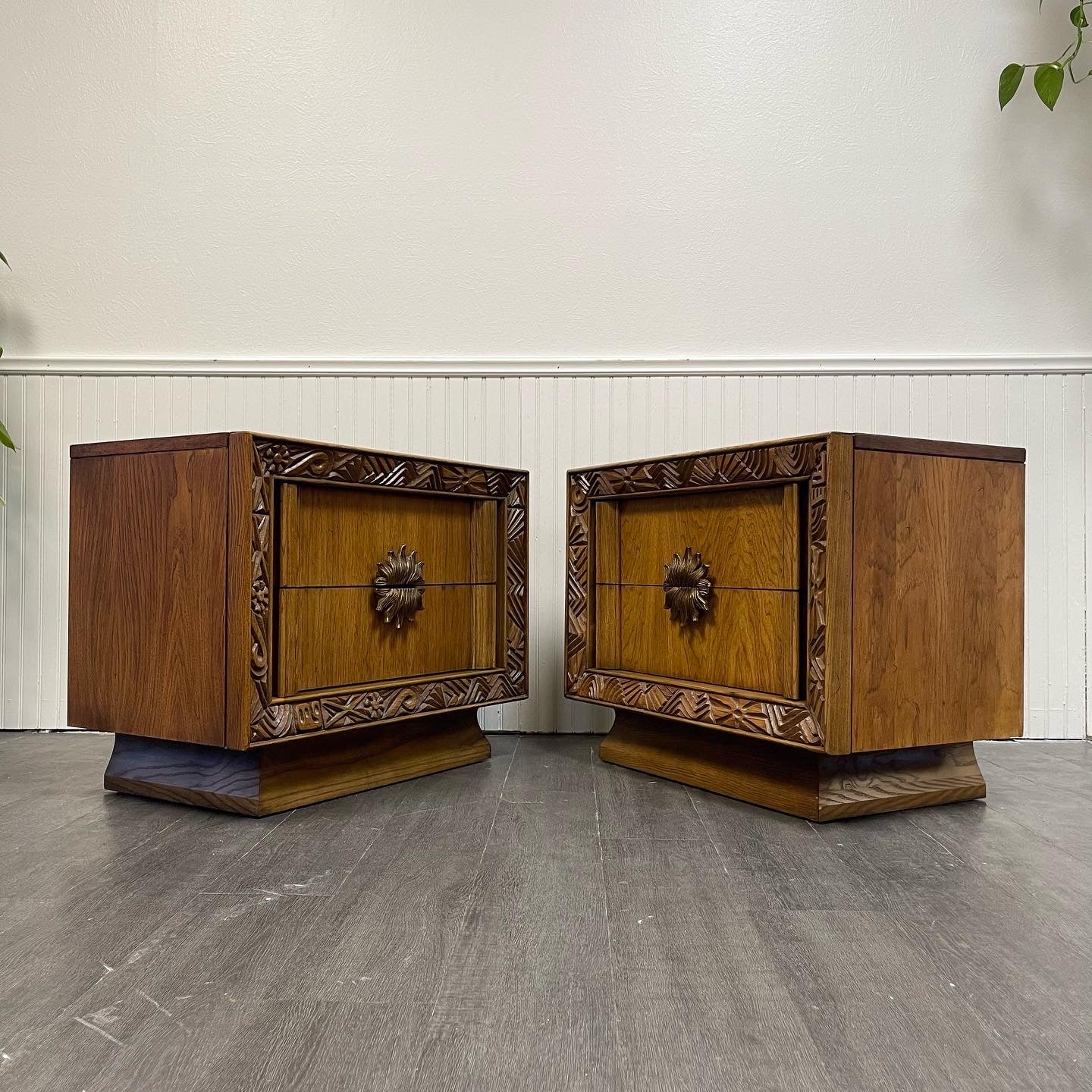 Pair Of Mid Century Nightstands