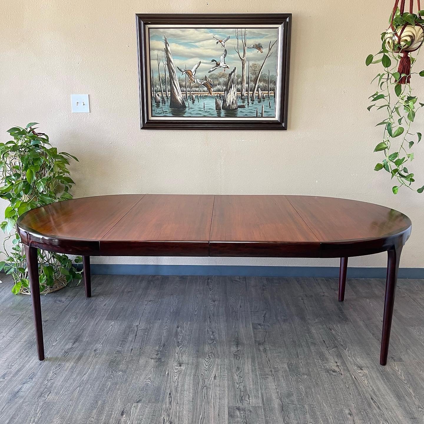 Vintage 2 Leaf Danish Dining Table