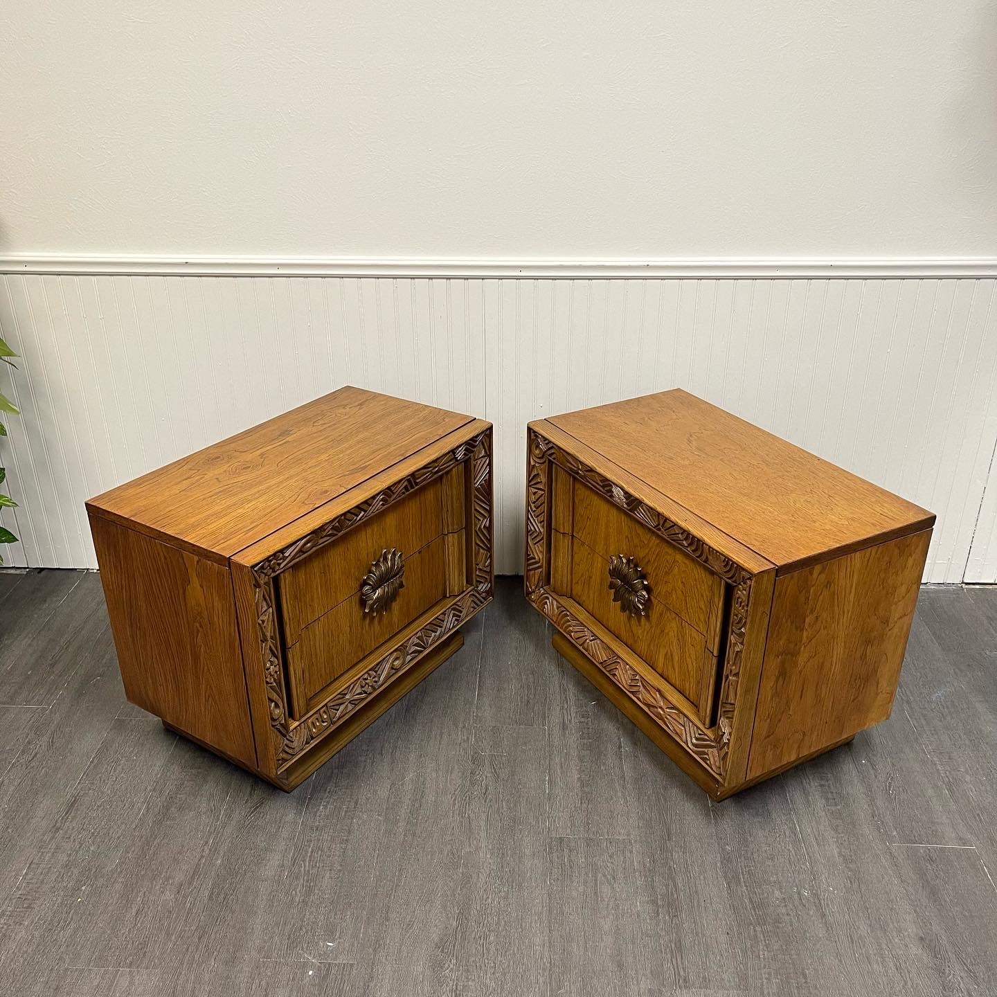 Pair Of Mid Century Nightstands