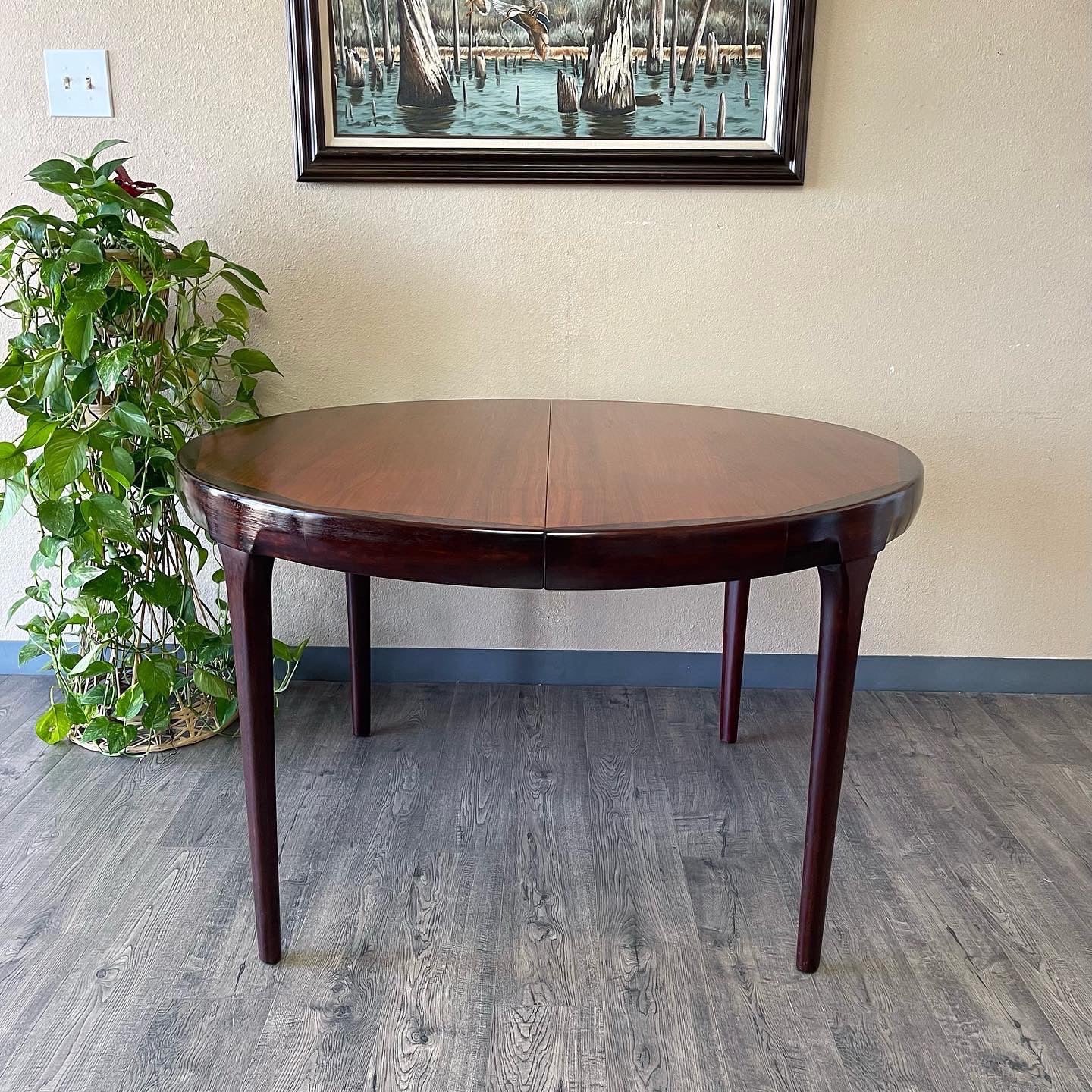 Vintage 2 Leaf Danish Dining Table