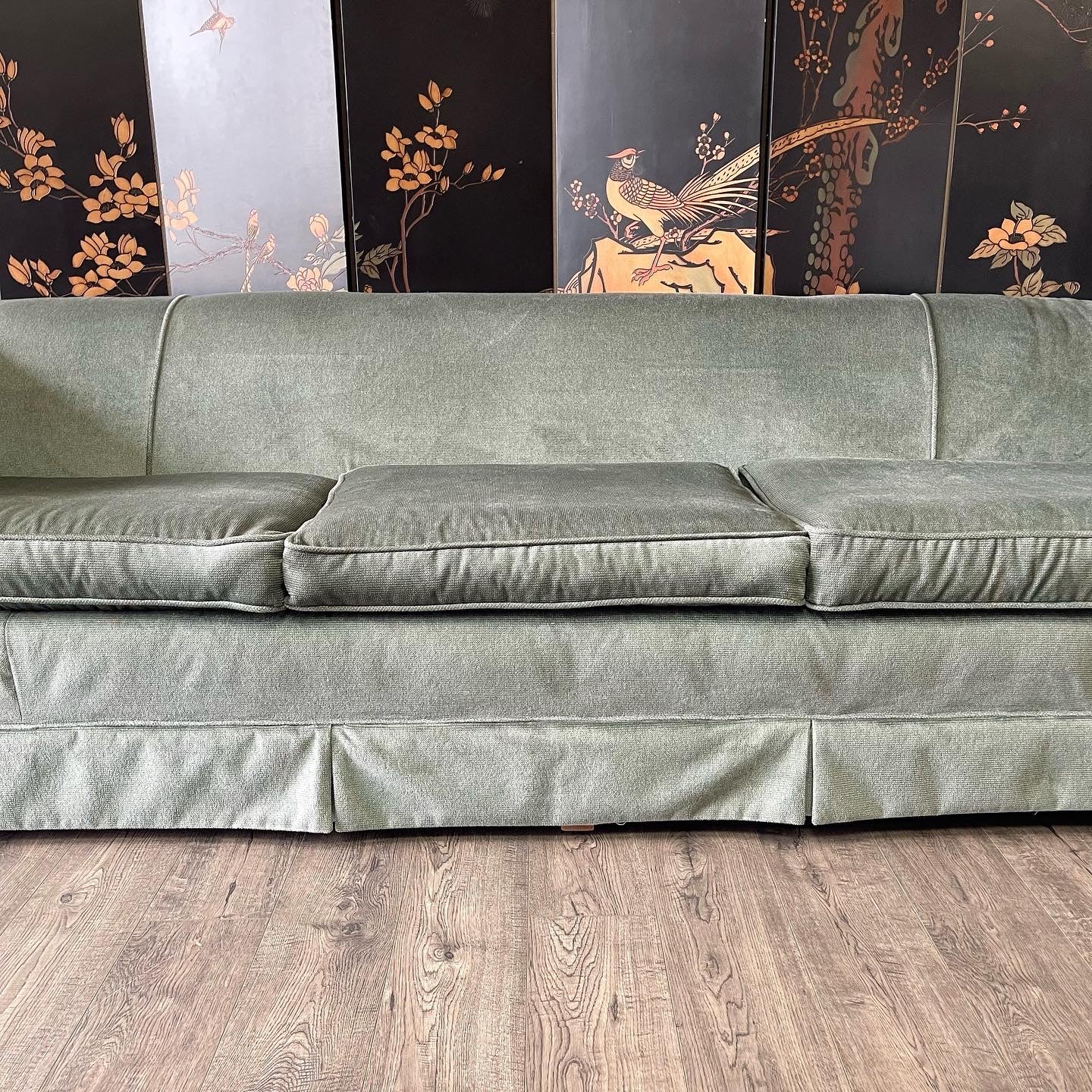 Vintage Sage Long Sofa