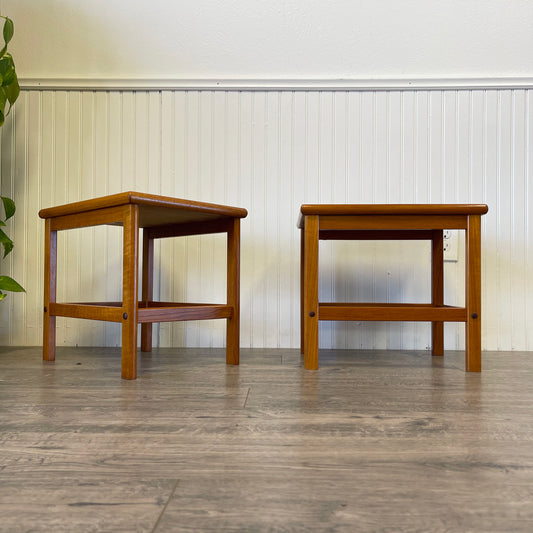 Danish Teak Side Tables