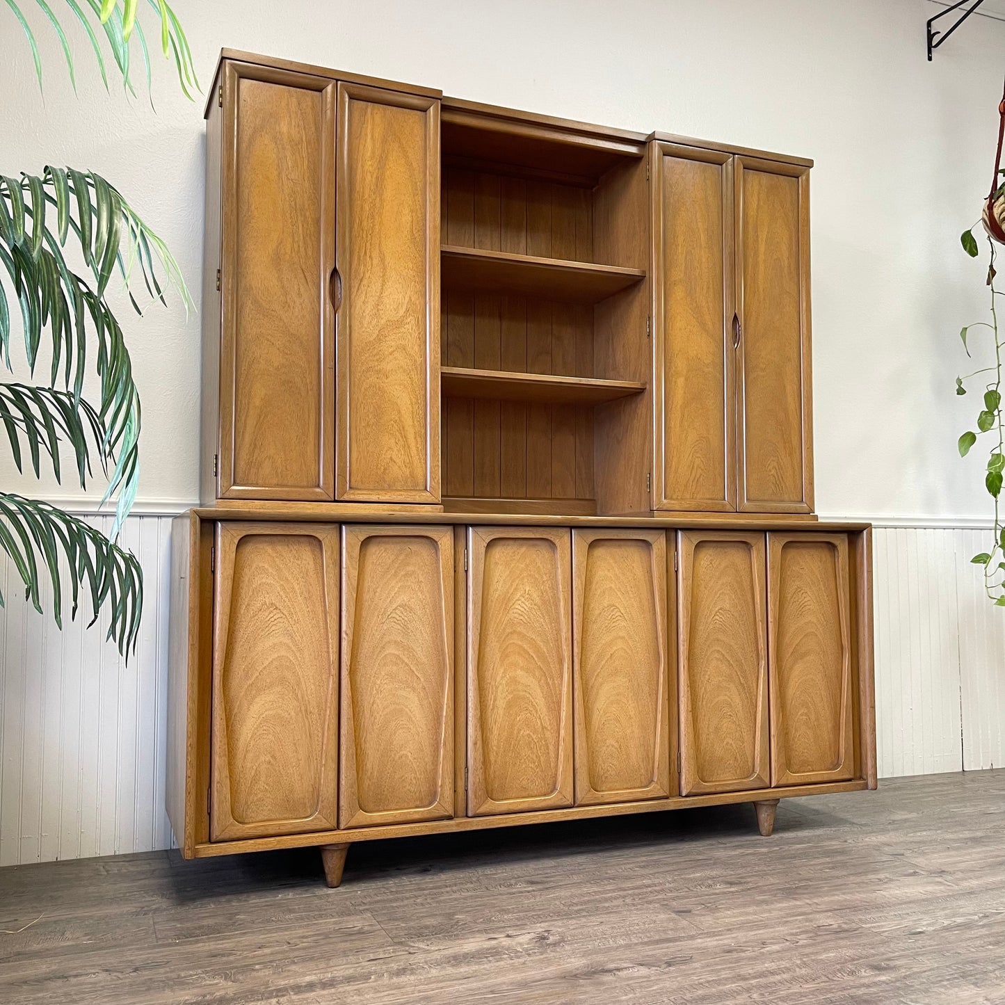 Mid Century 2-Hutch, By American Of Martinsville