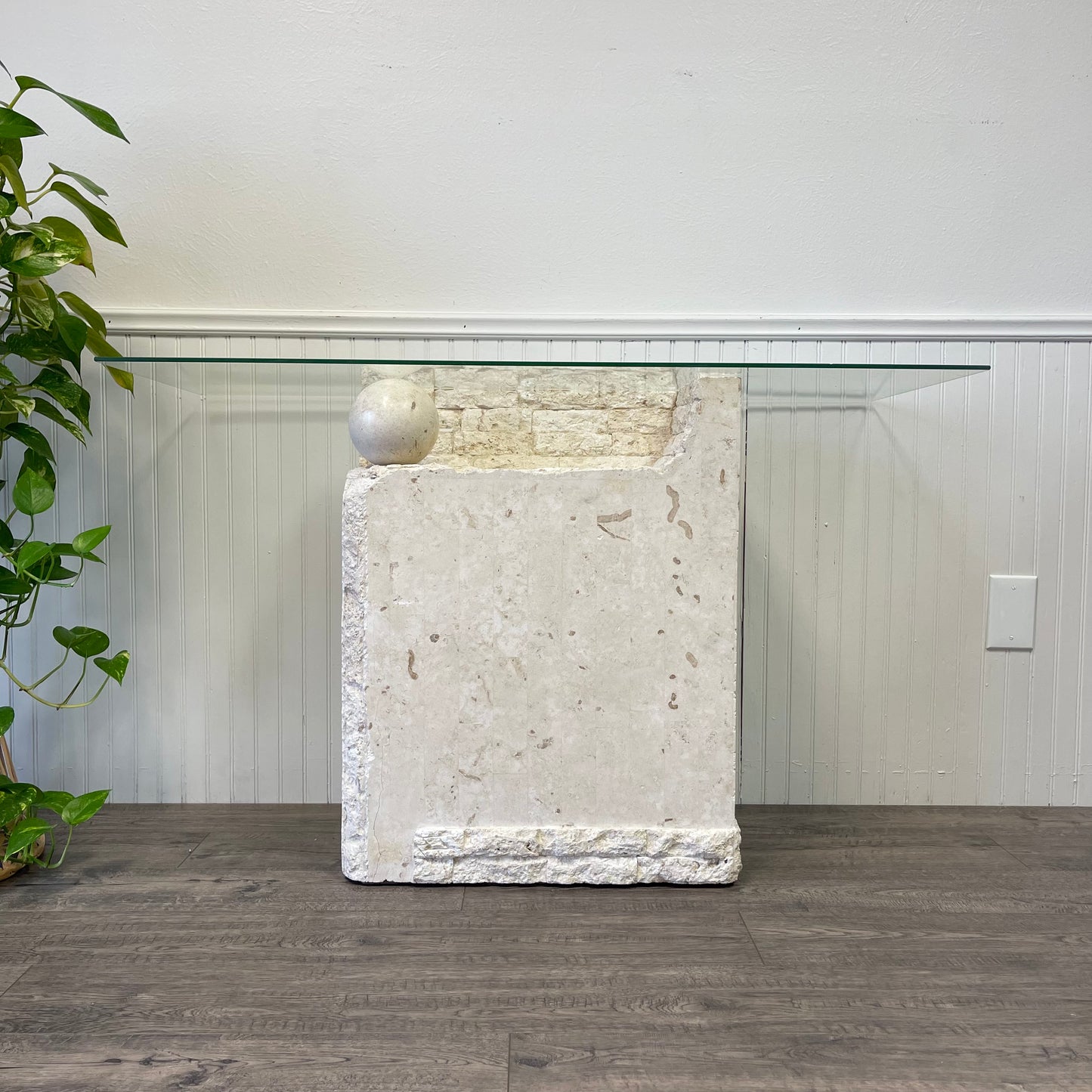 Tessellated Mactan Stone Console.