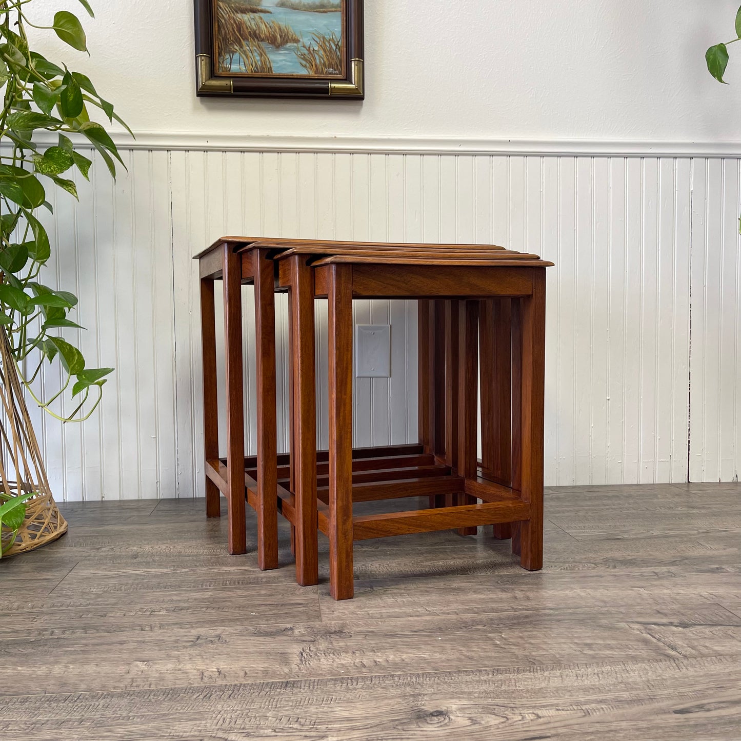 Vintage Teak Nesting Tables