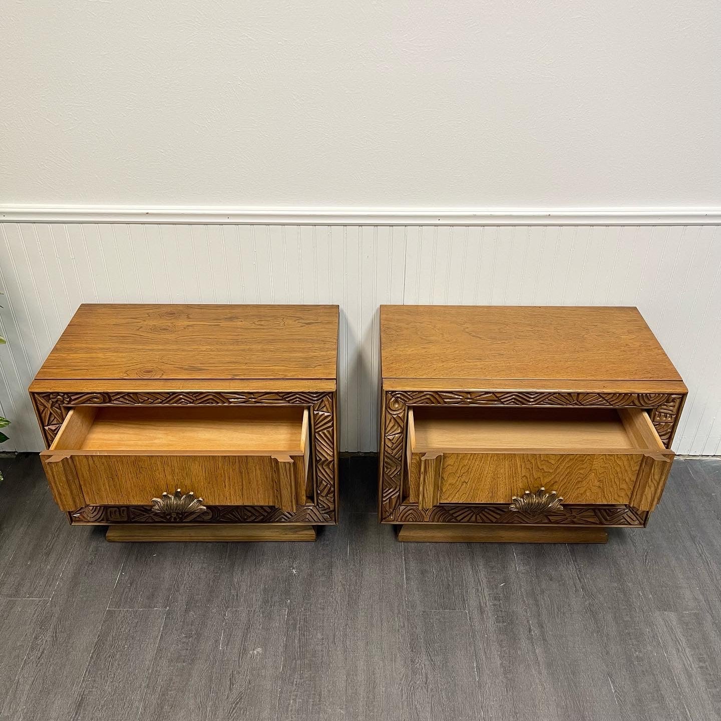 Pair Of Mid Century Nightstands