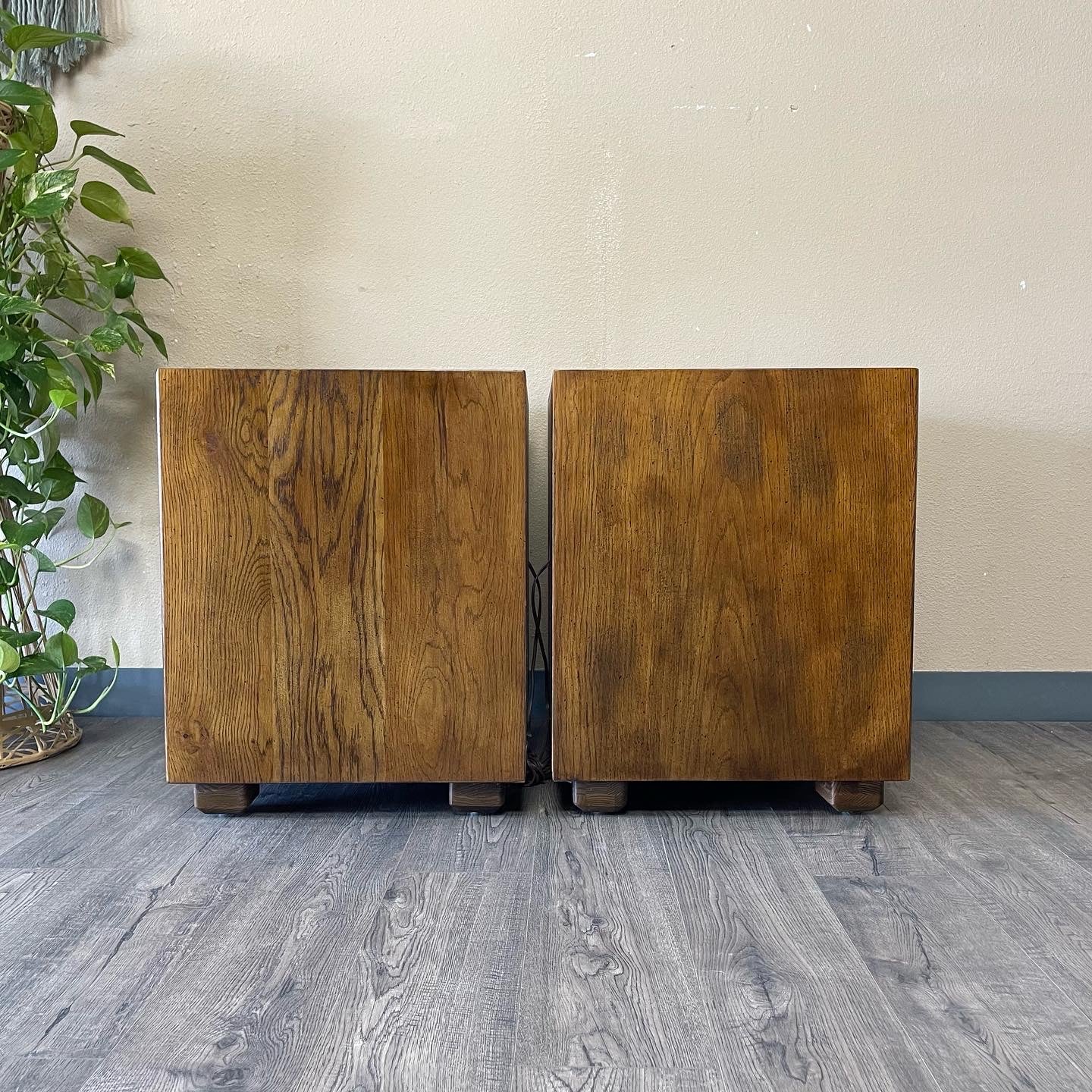 Pair Of Henredon Nightstands, from the Artefacts Collection.