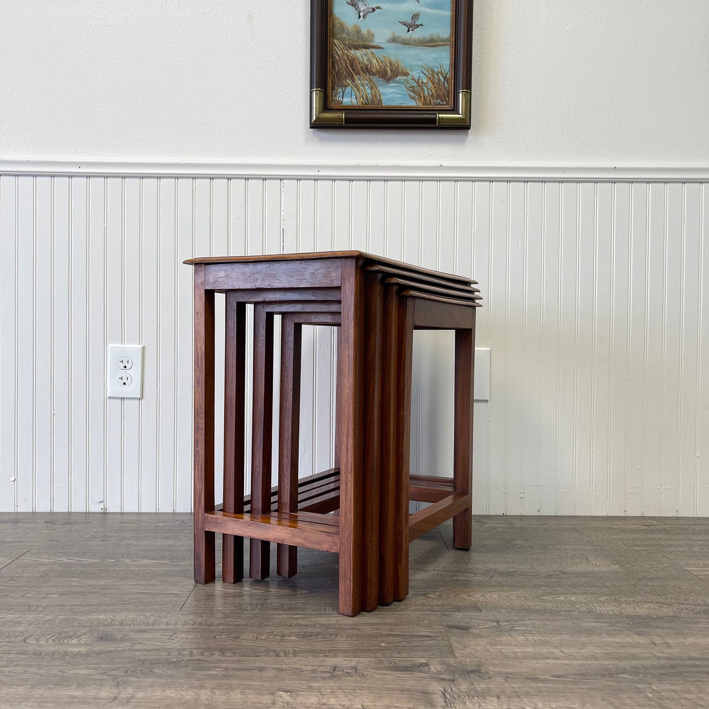 Vintage Teak Nesting Tables