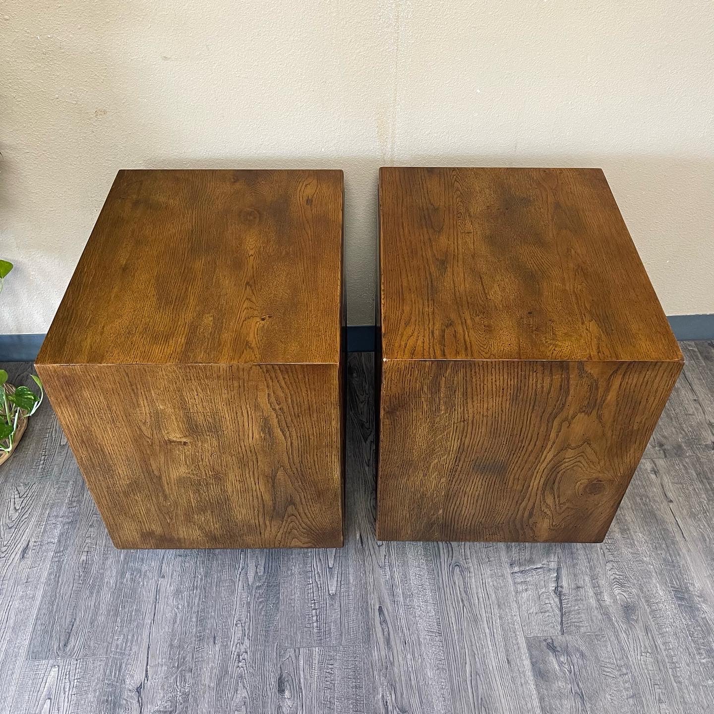 Pair Of Henredon Nightstands, from the Artefacts Collection.