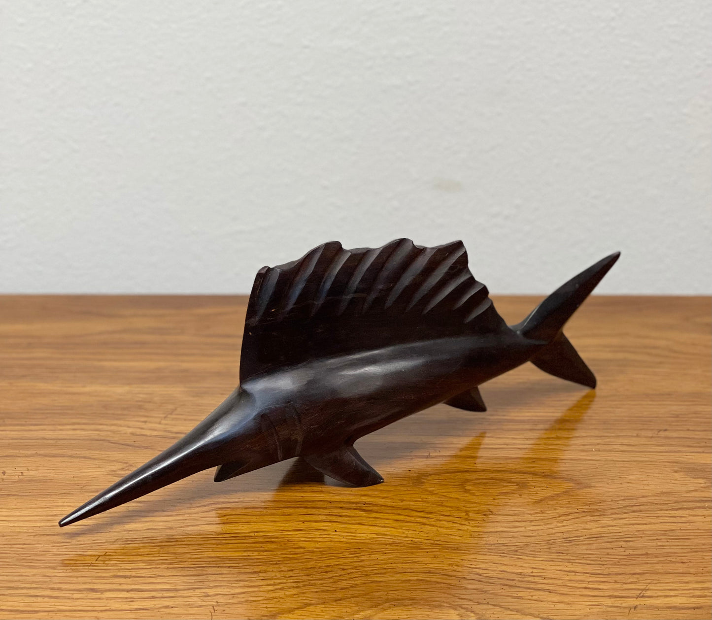 Carved Solid Wood Sailfish