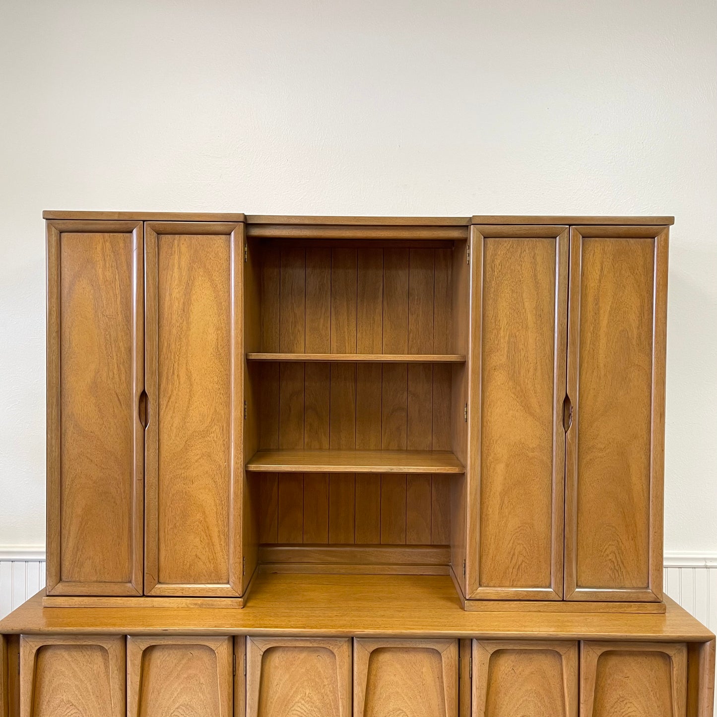 Mid Century 2-Hutch, By American Of Martinsville