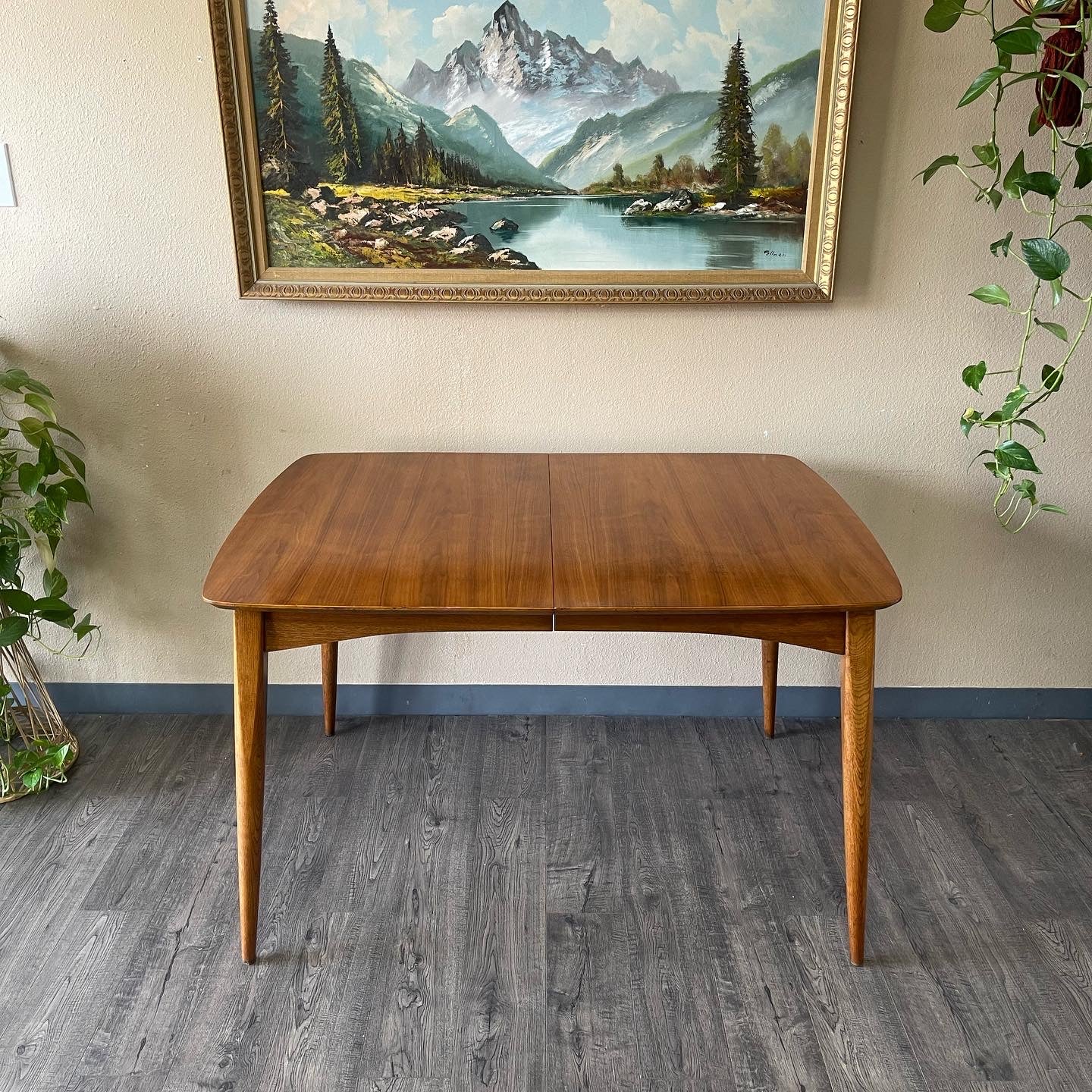 Mid Century Butterfly Leaf Table