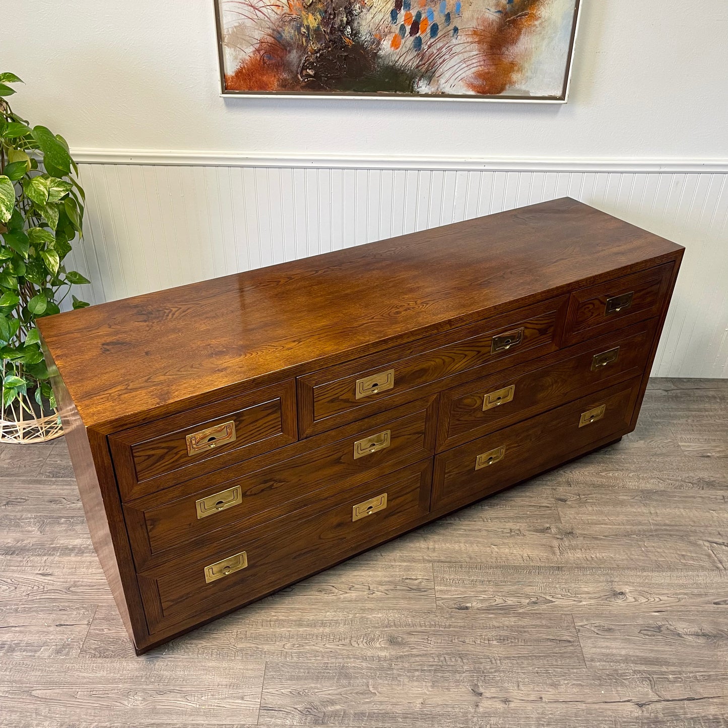 Vintage 7 Drawer Dresser By Henredon