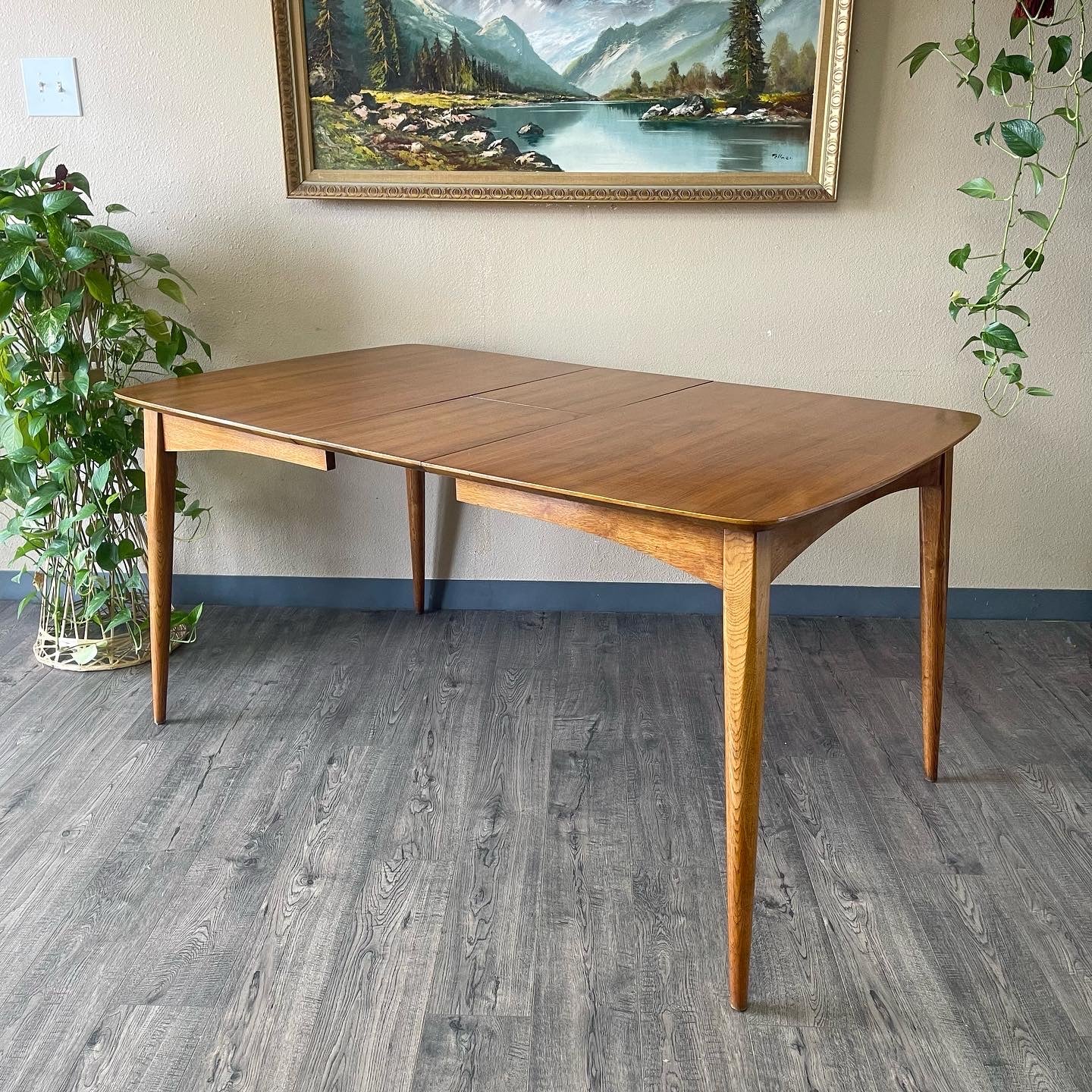 Mid Century Butterfly Leaf Table