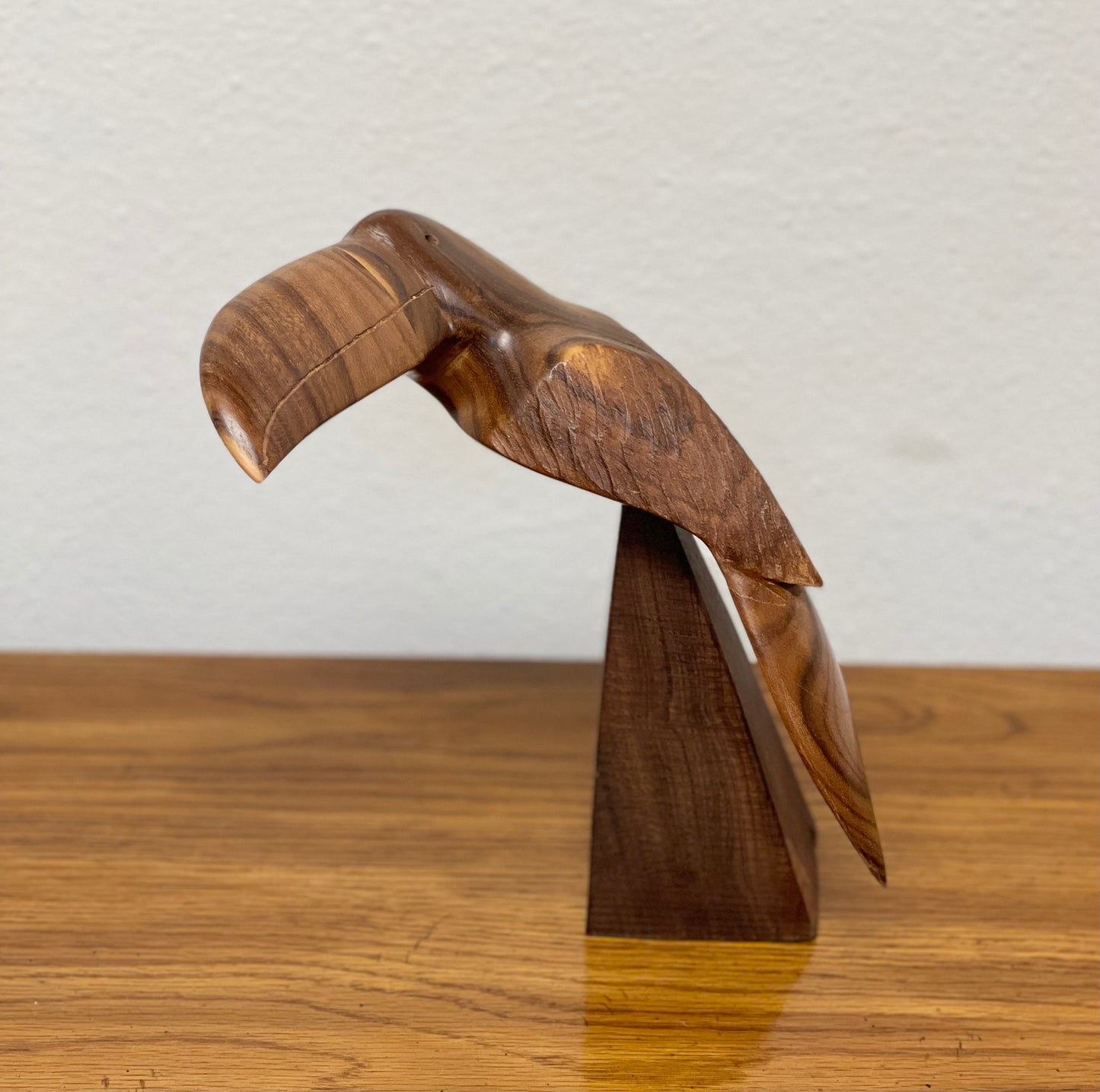 Hand Carved Wood Toucan Bird