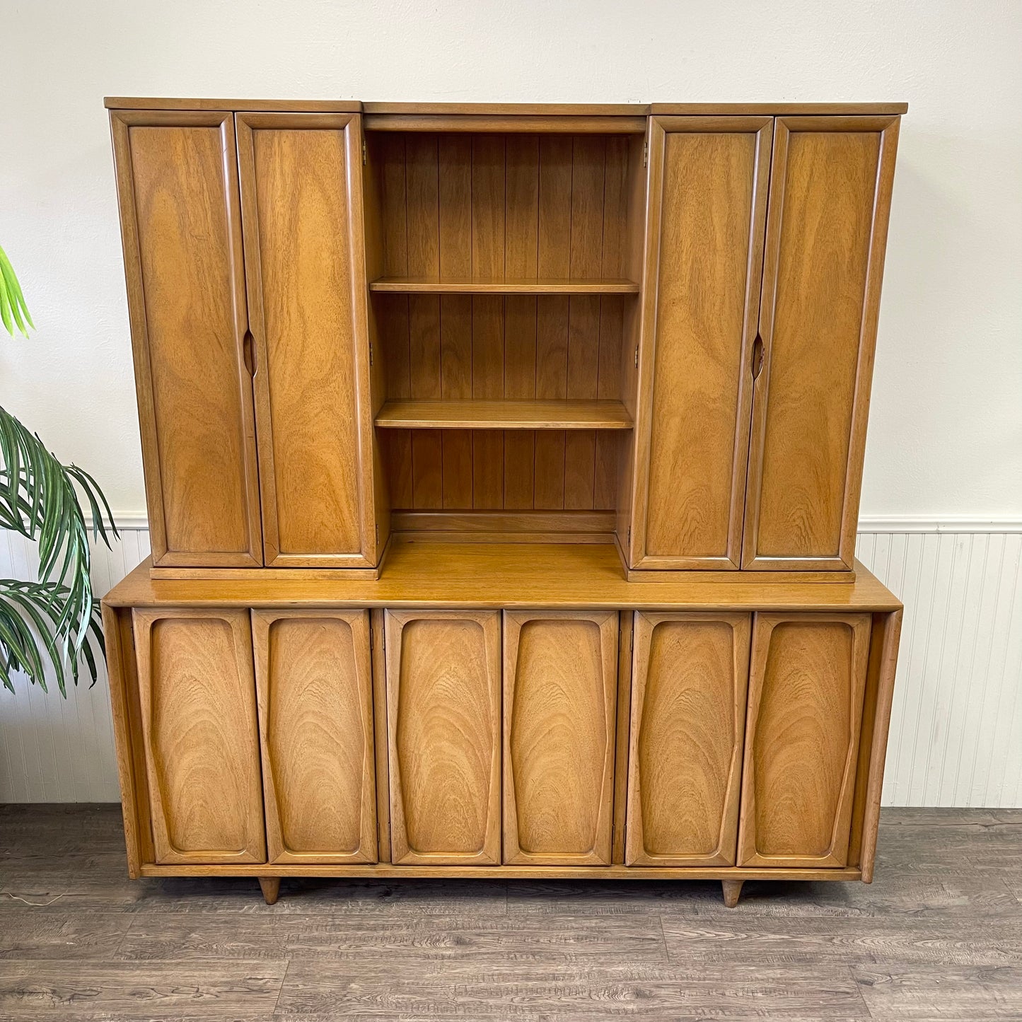 Mid Century 2-Hutch, By American Of Martinsville