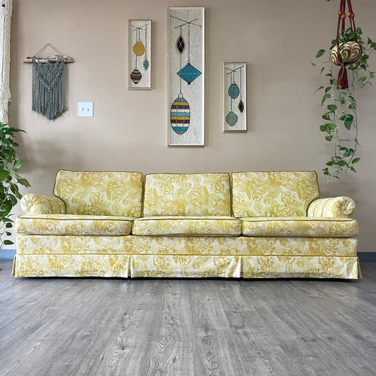 Vintage Yellow Couch