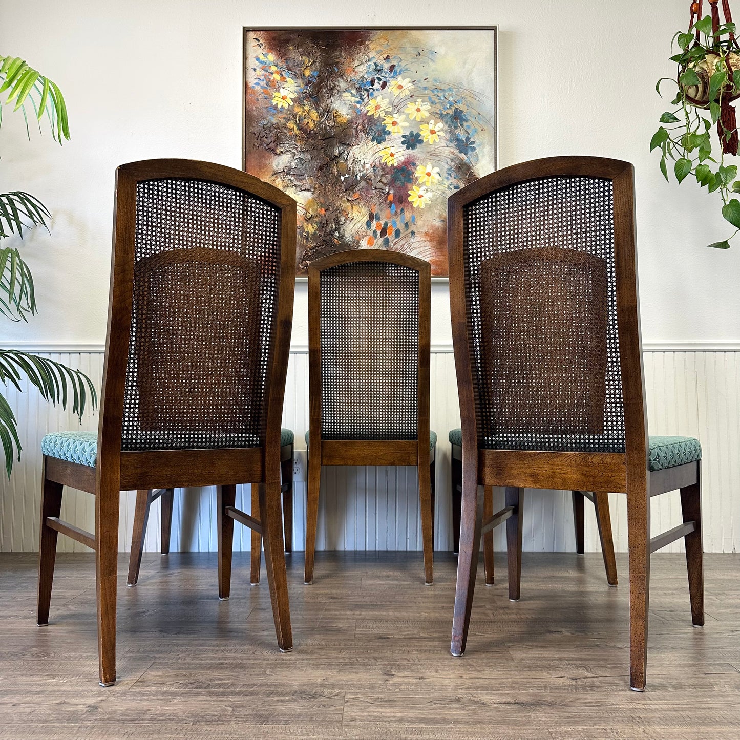 Set Of 5 Mid Century Dining Chairs, By Lane