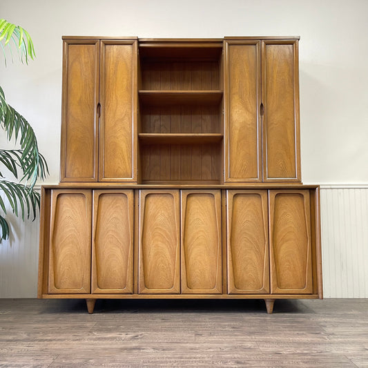 Mid Century 2-Hutch, By American Of Martinsville