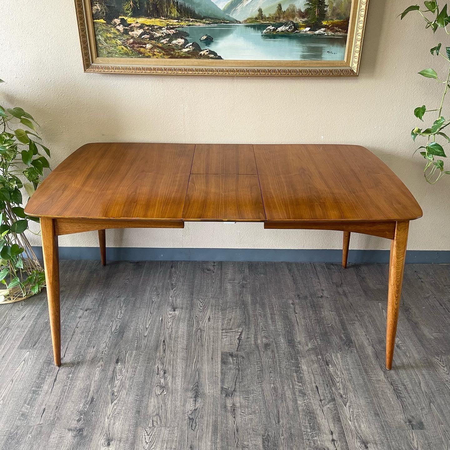 Mid Century Butterfly Leaf Table